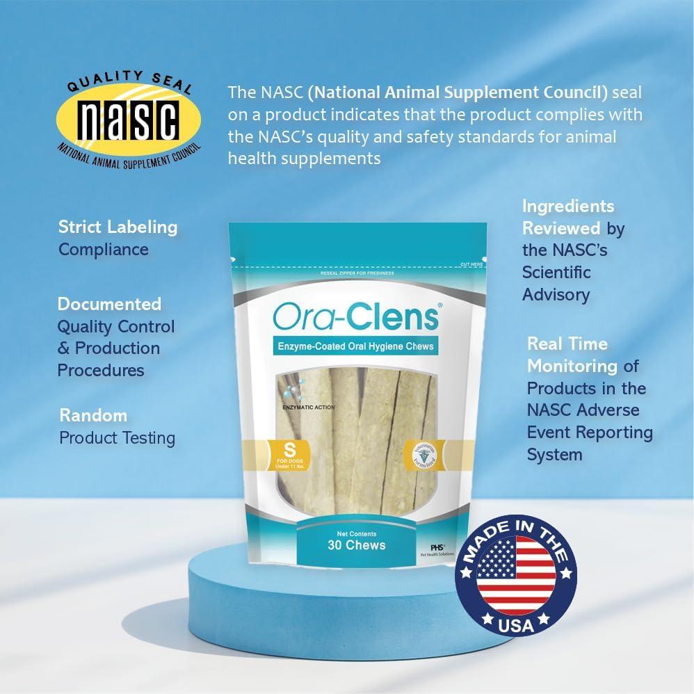 Masticables de Higiene Oral para Perros Pequeños Ora-Clens - 30 Unidades
