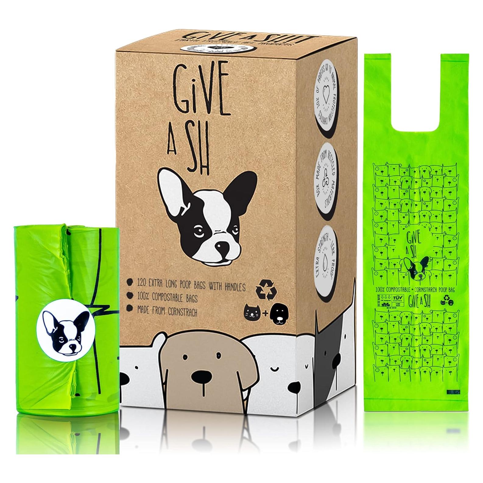 Bolsas Compostables para Poop de Perros G.A.S - 120 Unidades