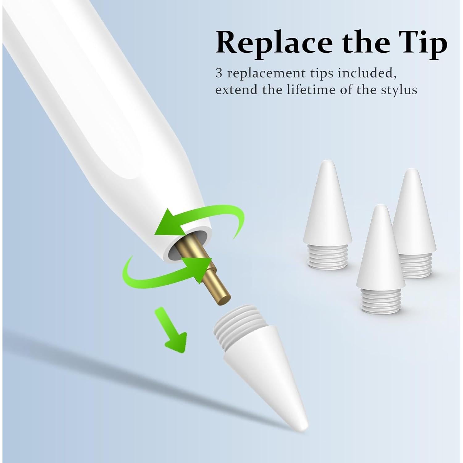 Stylus Pen MEKO para iPad 10 y 9ª Gen, Carga Rápida