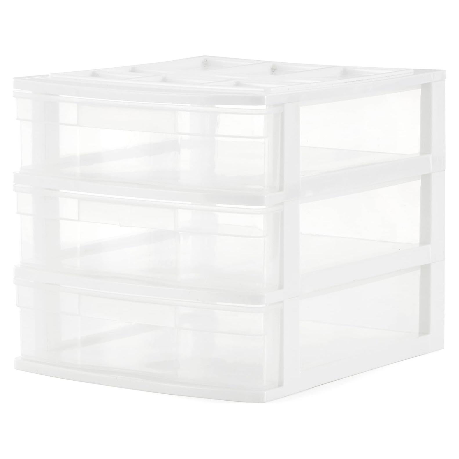 Organizador de Escritorio Gracious Living 3 Cajones Blanco