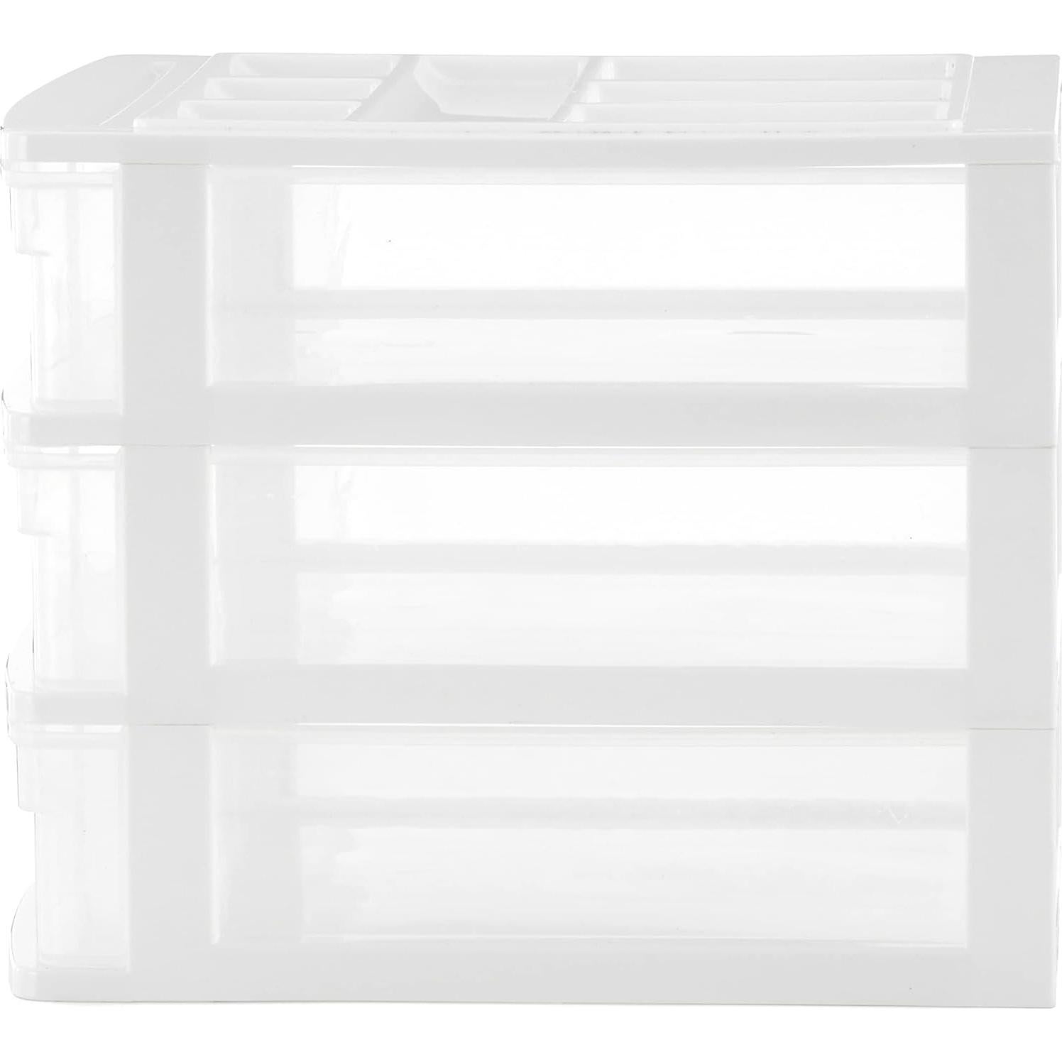 Organizador de Escritorio Gracious Living 3 Cajones Blanco