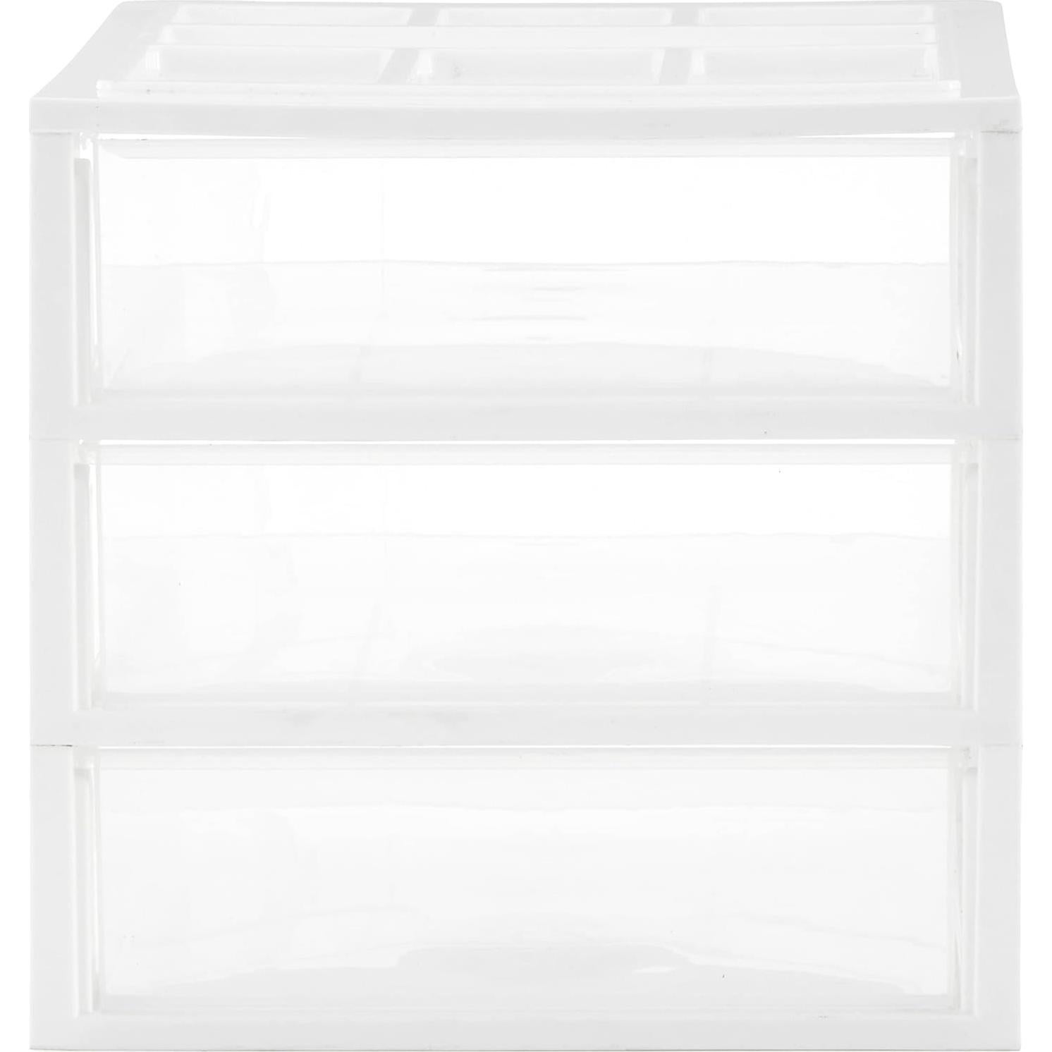 Organizador de Escritorio Gracious Living 3 Cajones Blanco