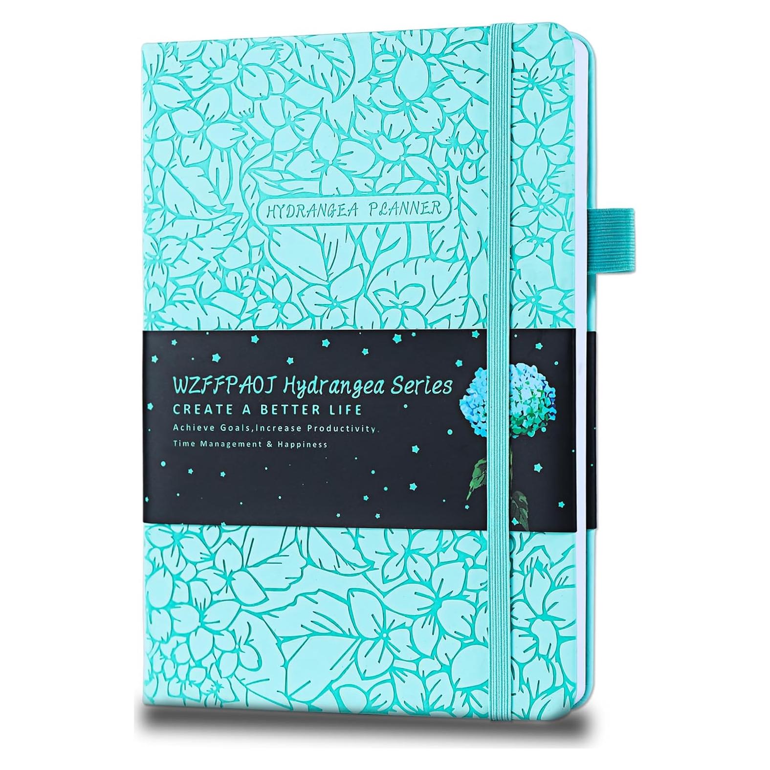 Planificador Semanal y Mensual WZFFPAOJ A5 Sin Fecha Cian