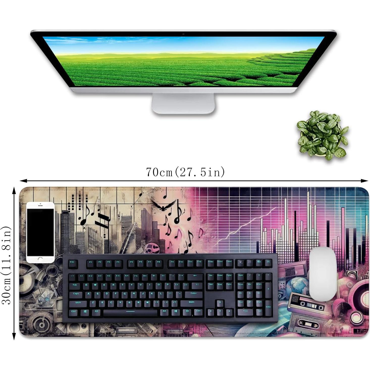 Alfombrilla de Juego Grande Genérico 70x30 cm Antideslizante