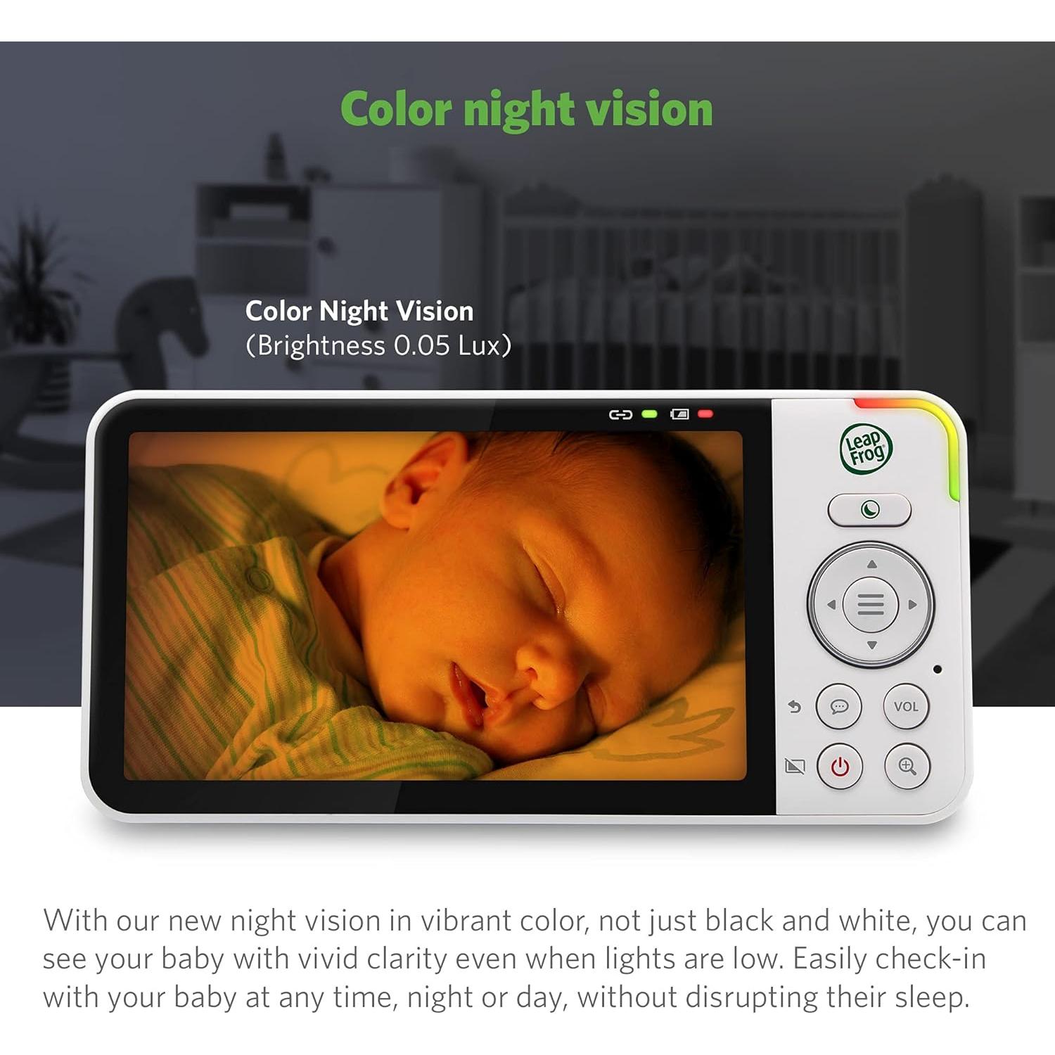 Monitor para Bebés LeapFrog LF925HD con Cámara 1080p y Audio