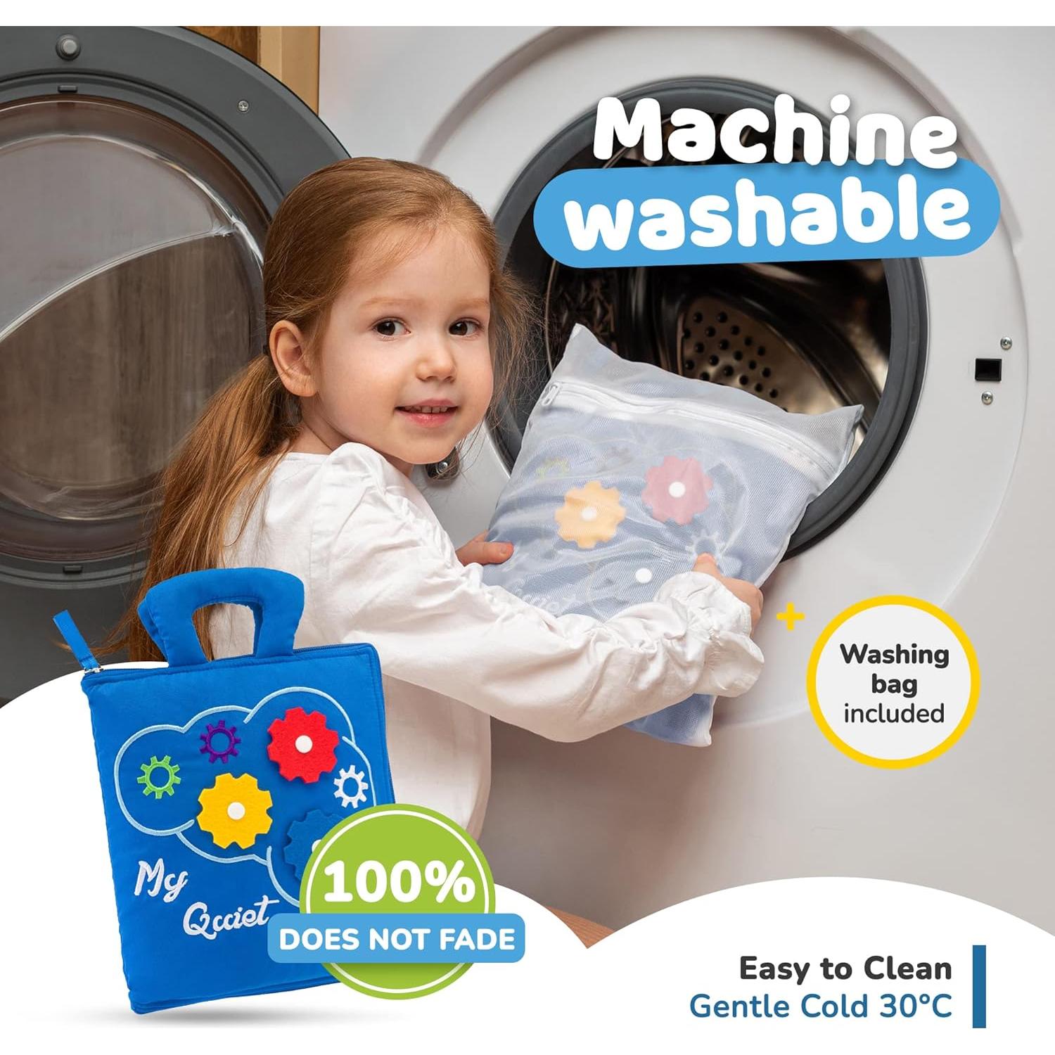 Libro Ocupado Montessori deMoca para Niños 1-3 Años - Actividades de Aviación