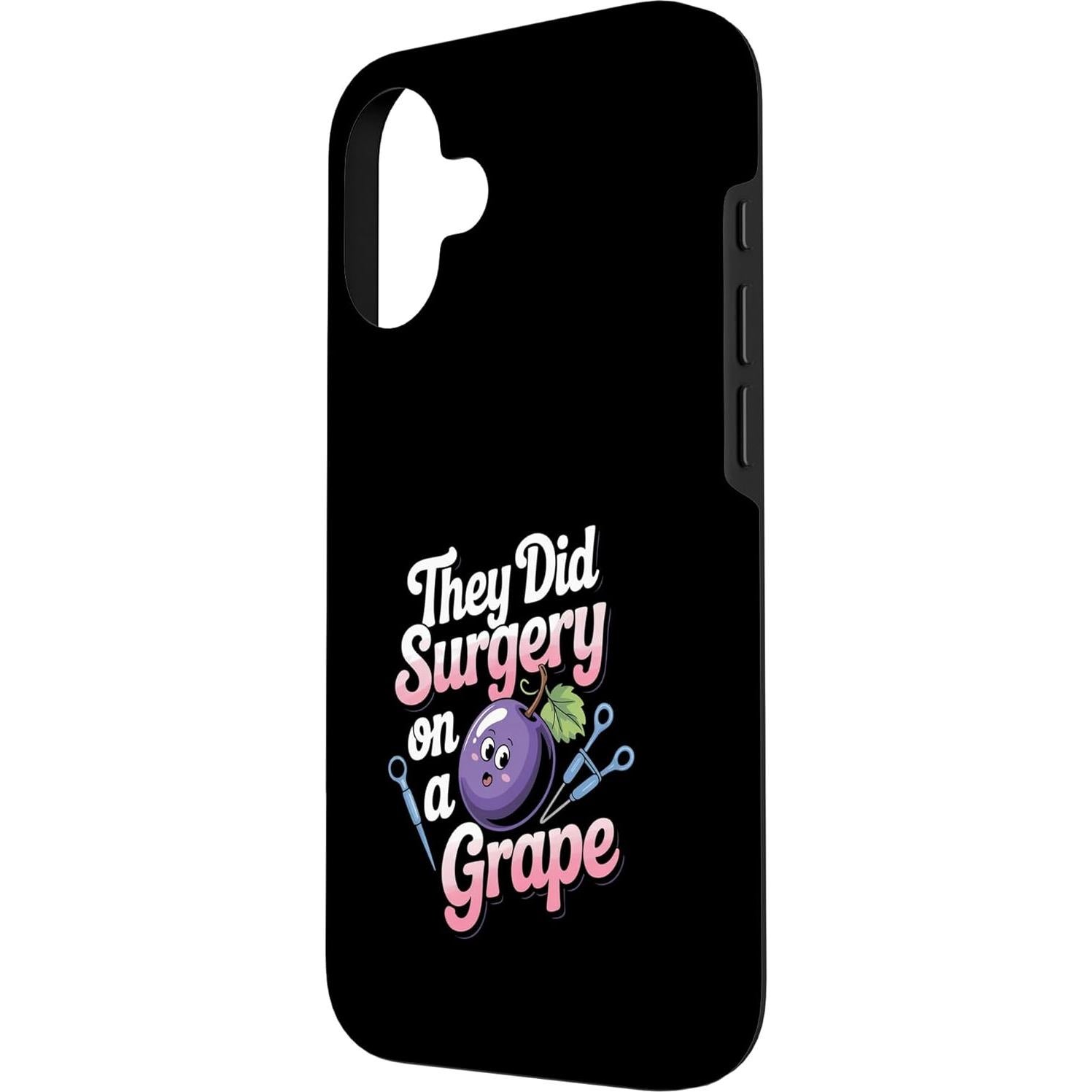 Funda para iPhone 16 - Meme Uva Broma Viral - Protección Alta