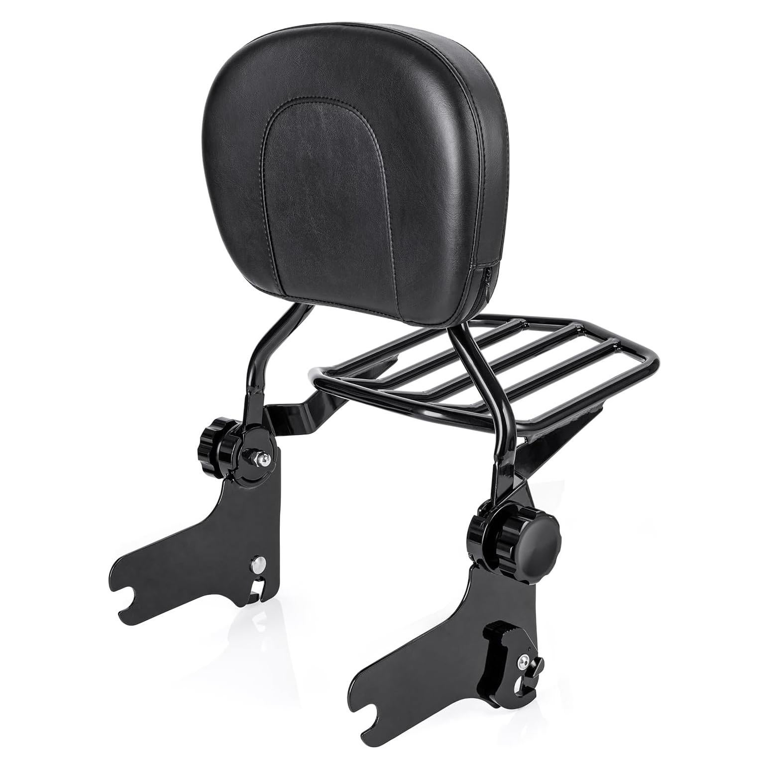 Respaldo Sissy Bar Ajustable Oumurs para Harley Touring 1997-2008