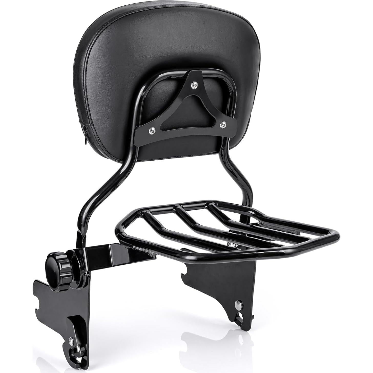 Respaldo Sissy Bar Ajustable Oumurs para Harley Touring 1997-2008