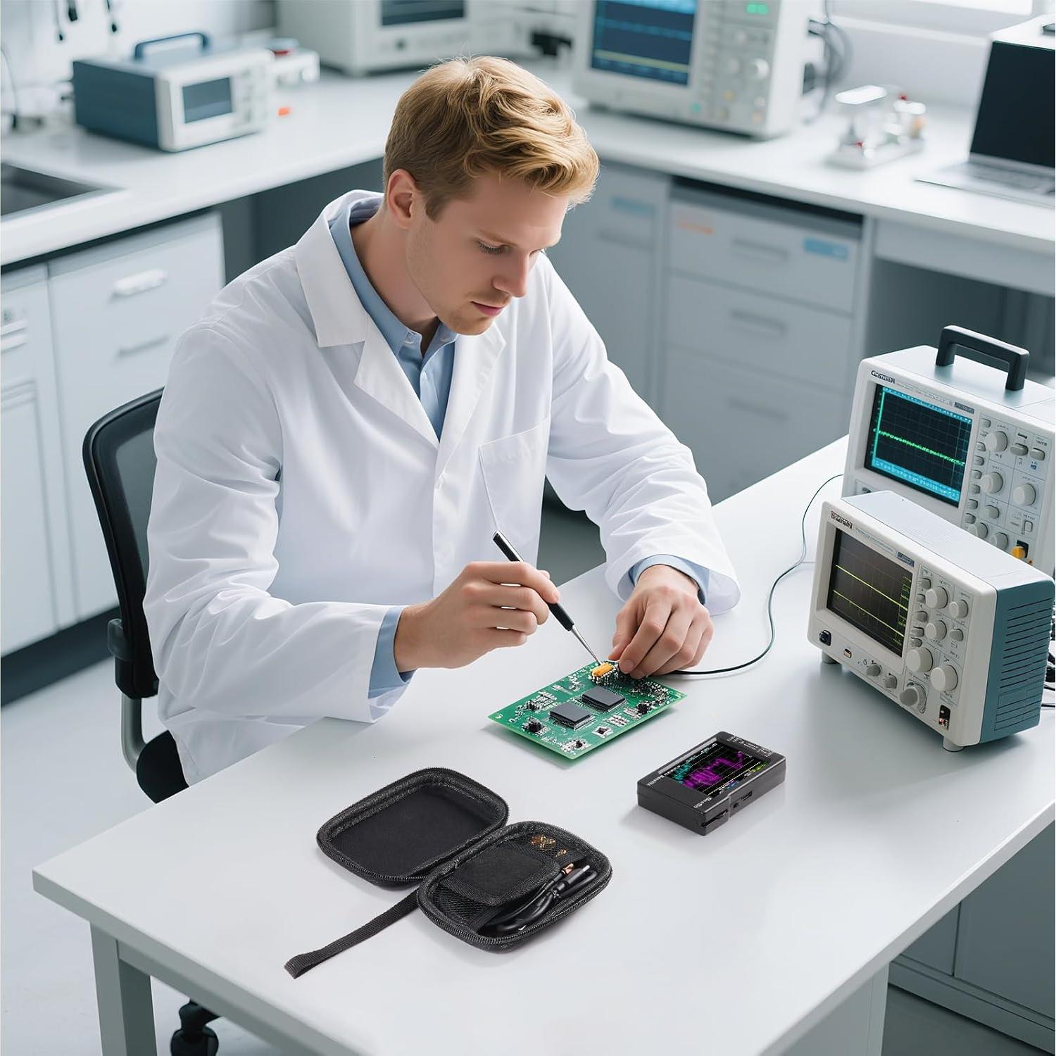 Analizador de Red Vectorial Seesii NanoVNA-H 10KHz-1.5GHz con Funda EVA