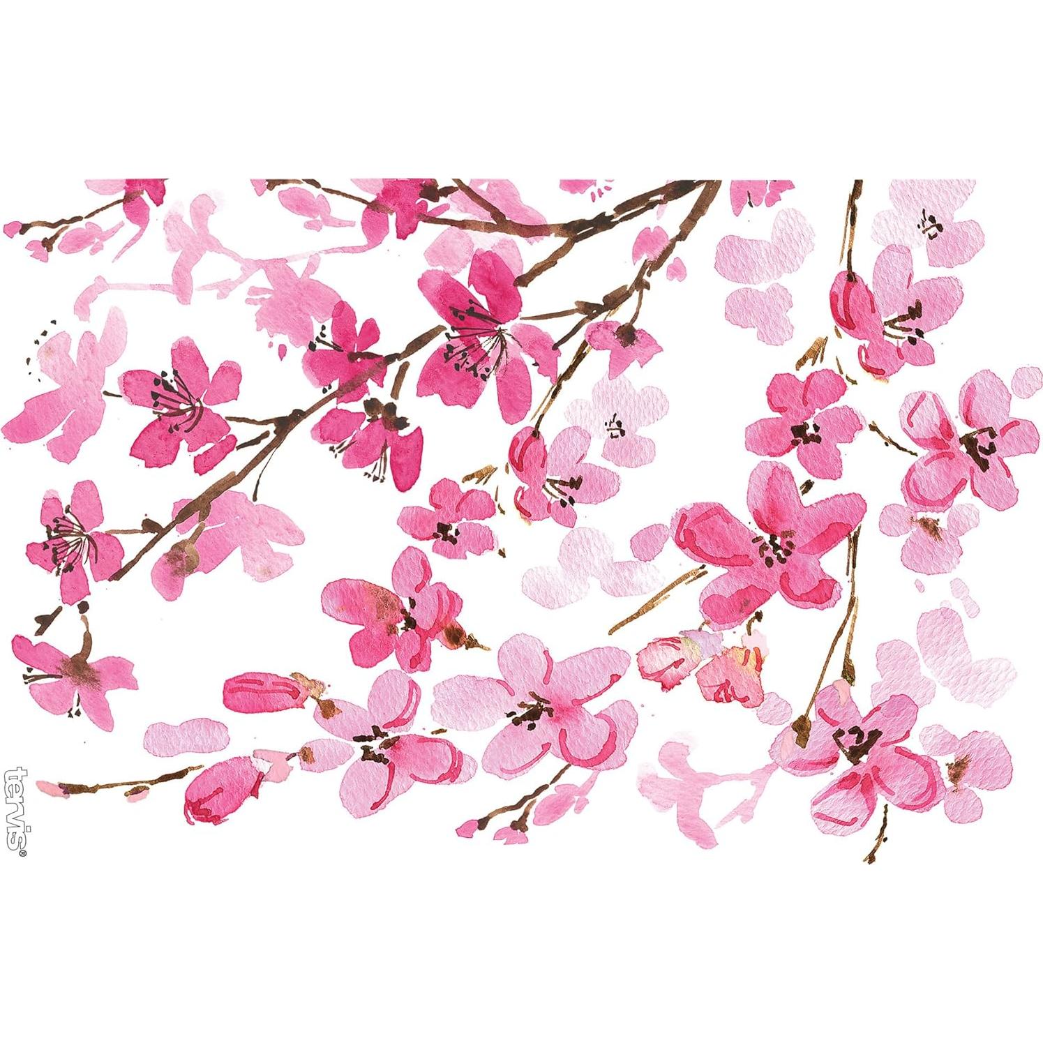 Taza Tervis de Flor de Cerezo 480ml con Tapa Aislada