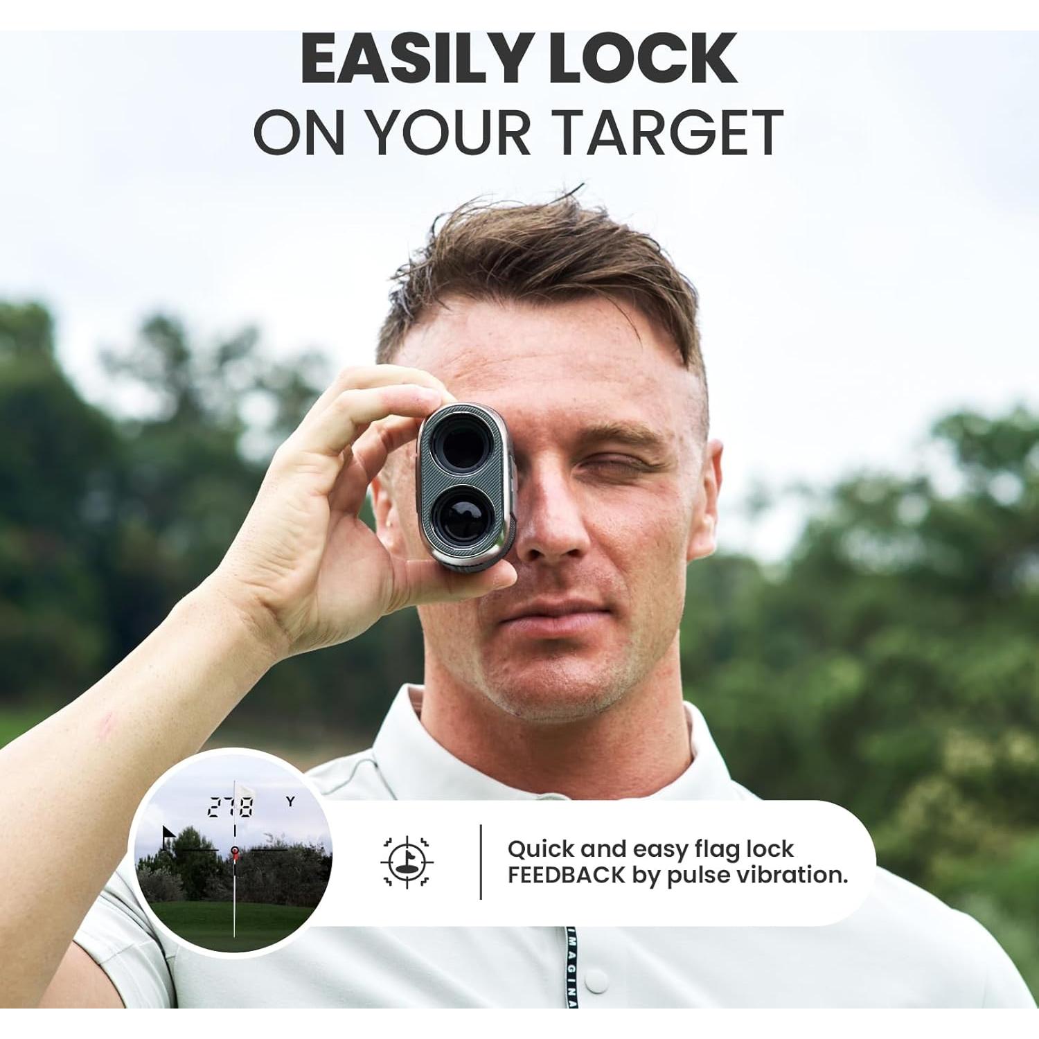 MILESEEY PF260 Medidor de Distancia de Golf 1006,8 m