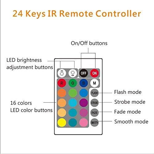 Kit de luces LED USB CPLID para TV 24-60" con control remoto