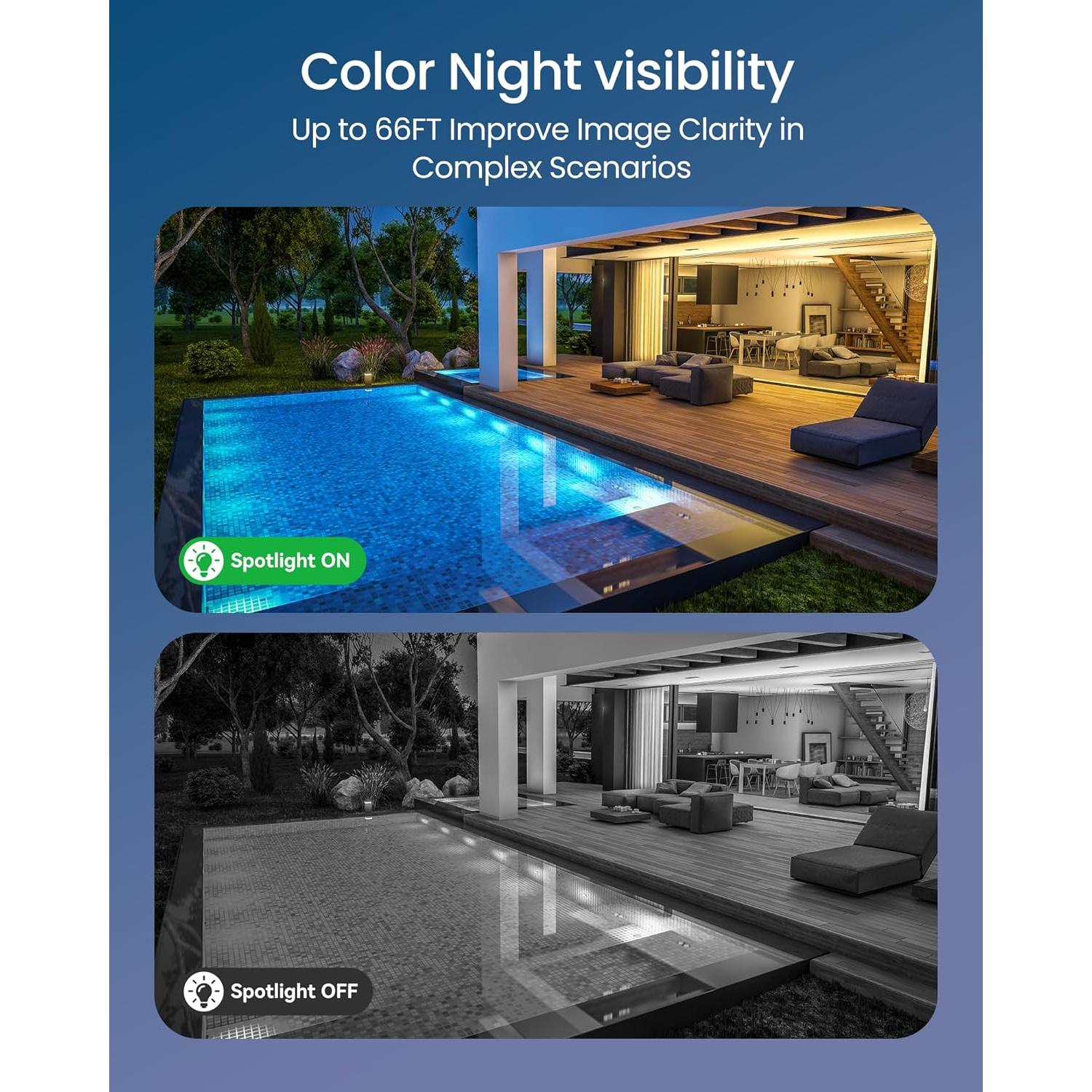 Cámara de Seguridad FOSCAM T5EP 5MP IP66 con IA y Visión Nocturna