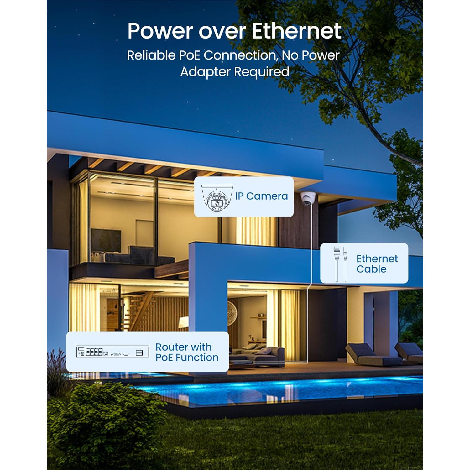 Cámara de Seguridad FOSCAM T5EP 5MP IP66 con IA y Visión Nocturna