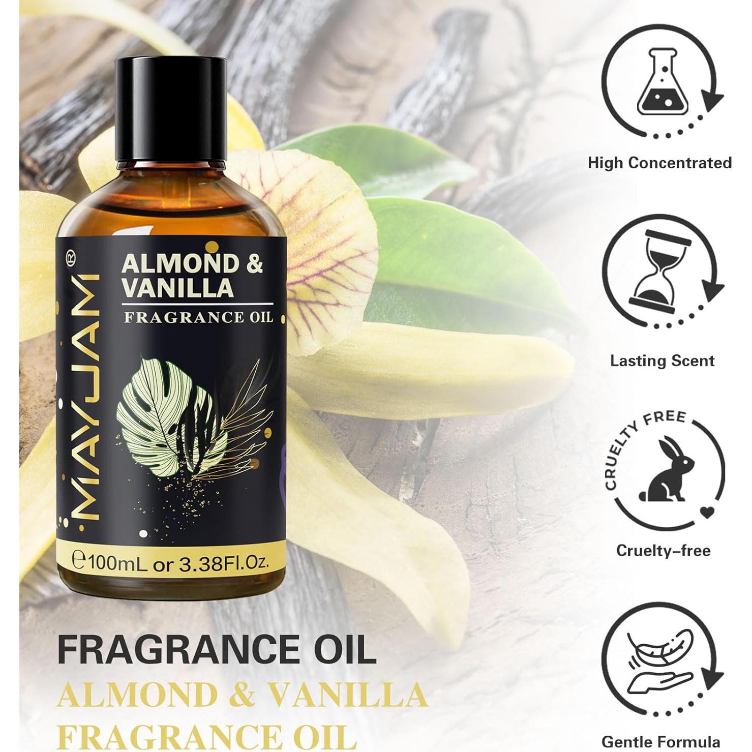 Aceite Esencial MAYJAM Almendra y Vainilla 100ML para Difusores