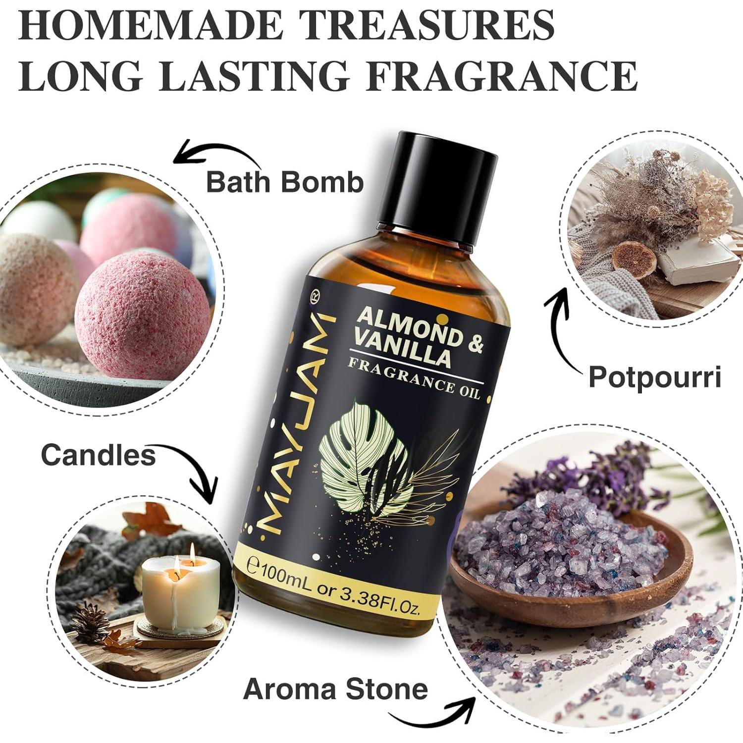 Aceite Esencial MAYJAM Almendra y Vainilla 100ML para Difusores