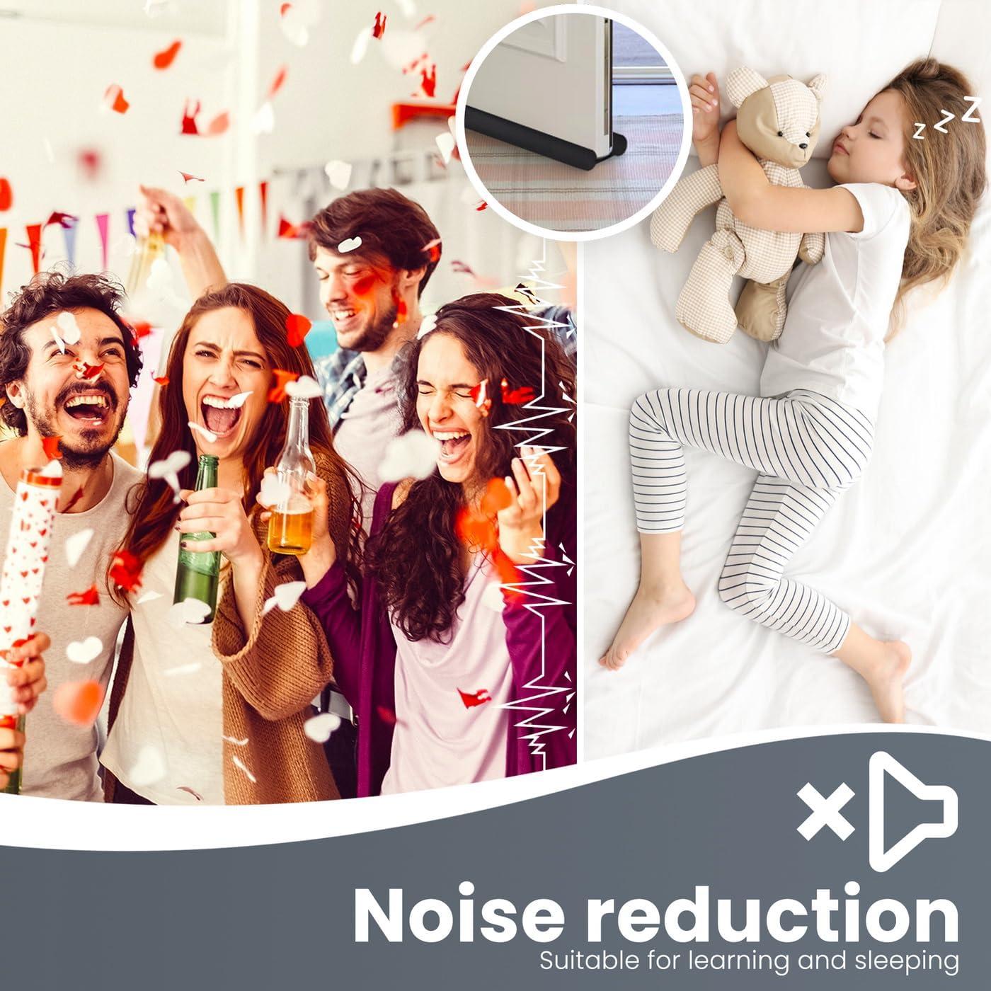 Bloqueador de Corrientes de Aire Kepfire 94 cm Negro Aislamiento