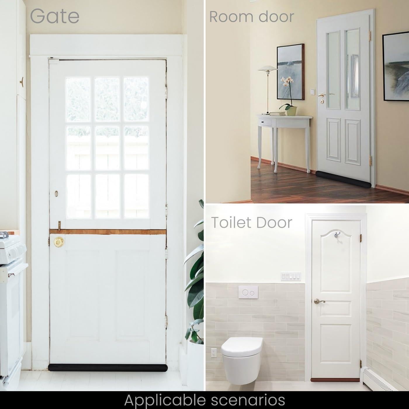 Bloqueador de Corrientes de Aire Kepfire 94 cm Negro Aislamiento