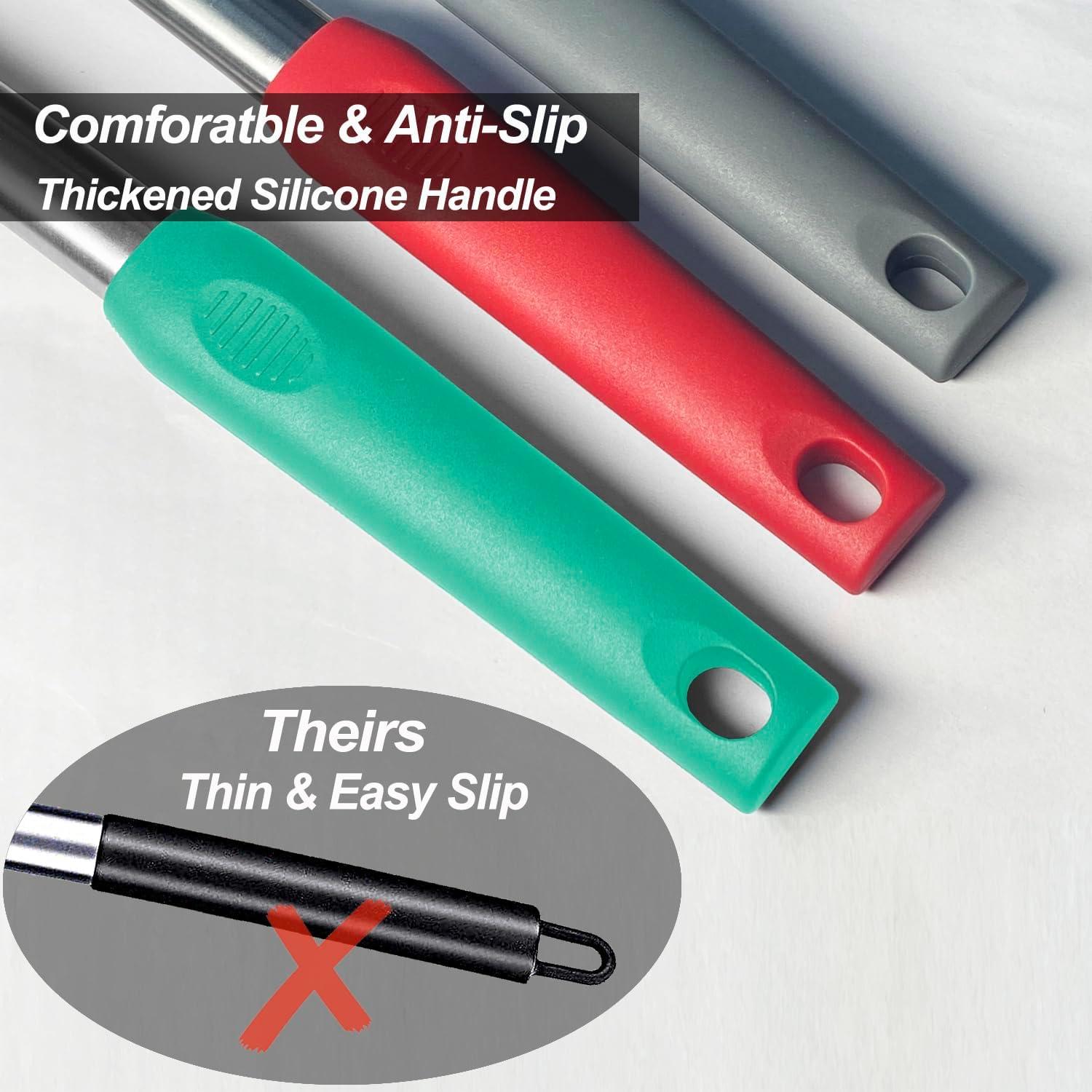 Juego de 2 Espátulas de Silicona VOVOLY Verde Azulado