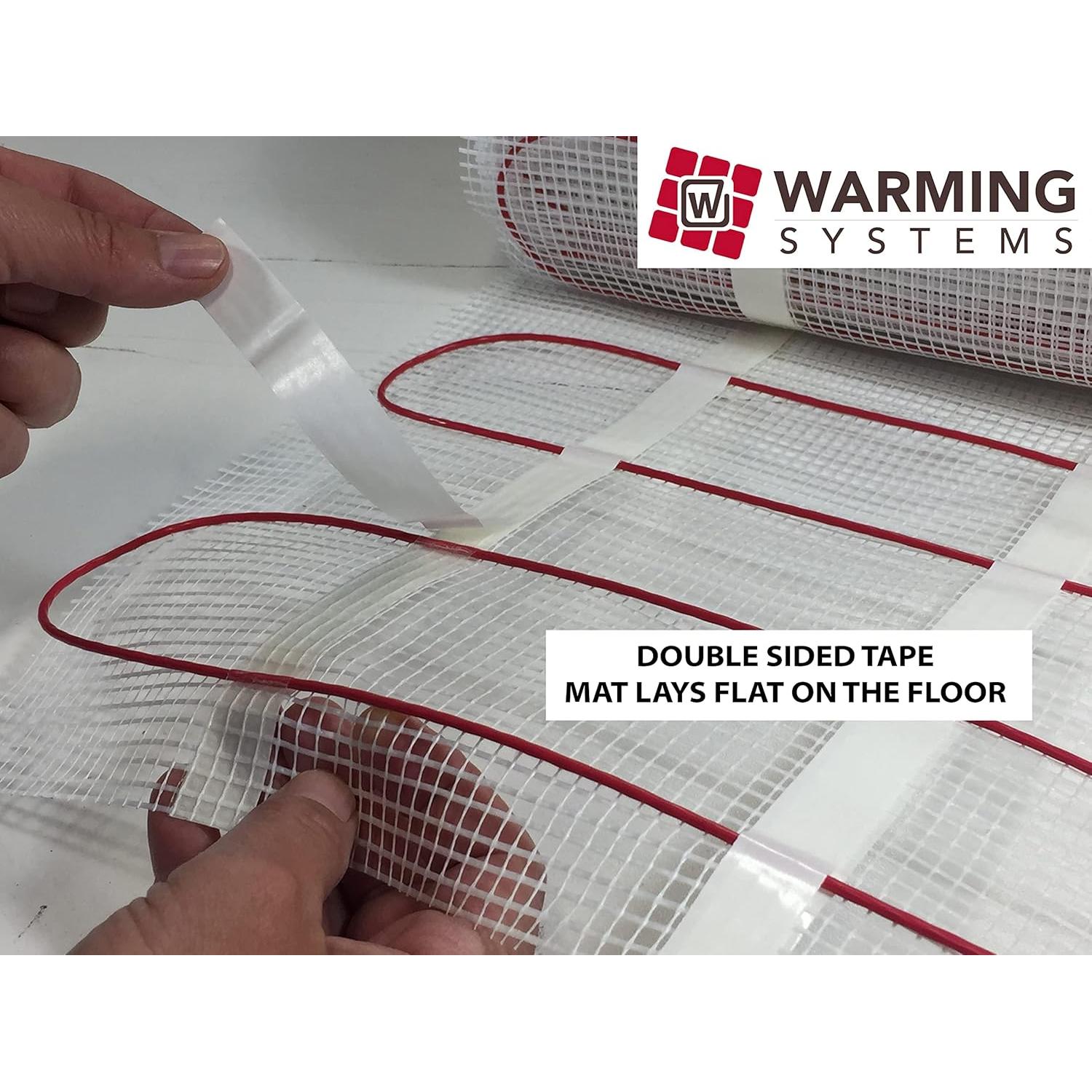 Mat calefacción suelo radiante Warming Systems 50 m² con termostato