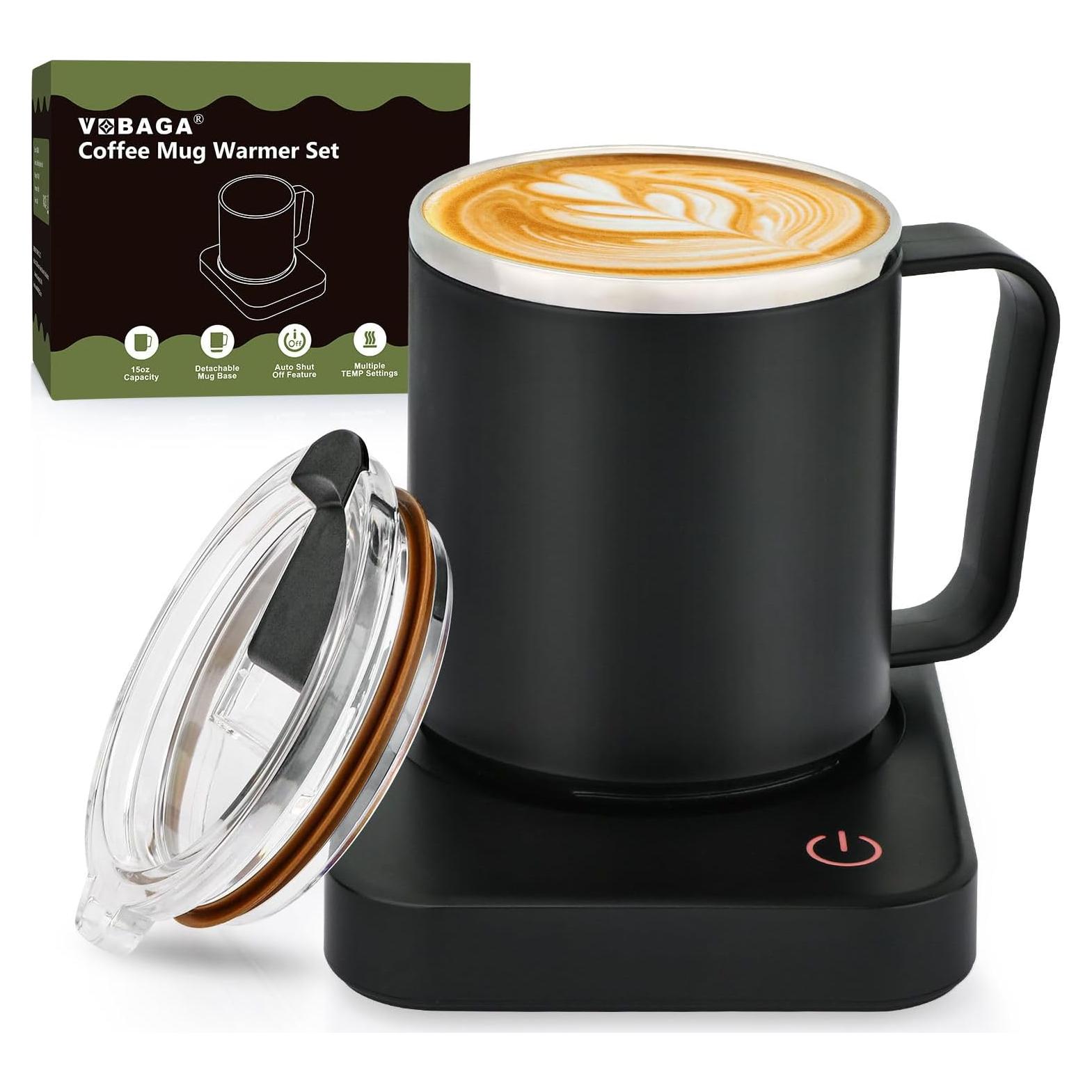 Juego Calentador de Tazas VOBAGA con Taza 15 oz y 3 Temperaturas