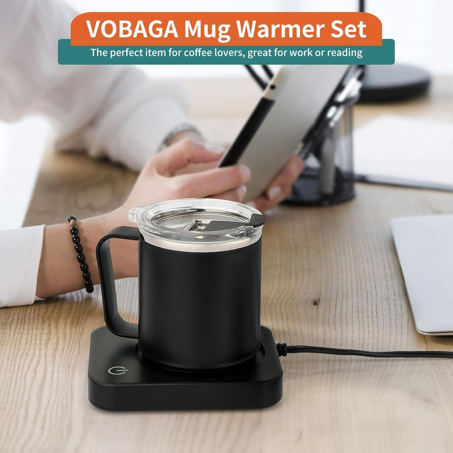 Juego Calentador de Tazas VOBAGA con Taza 15 oz y 3 Temperaturas