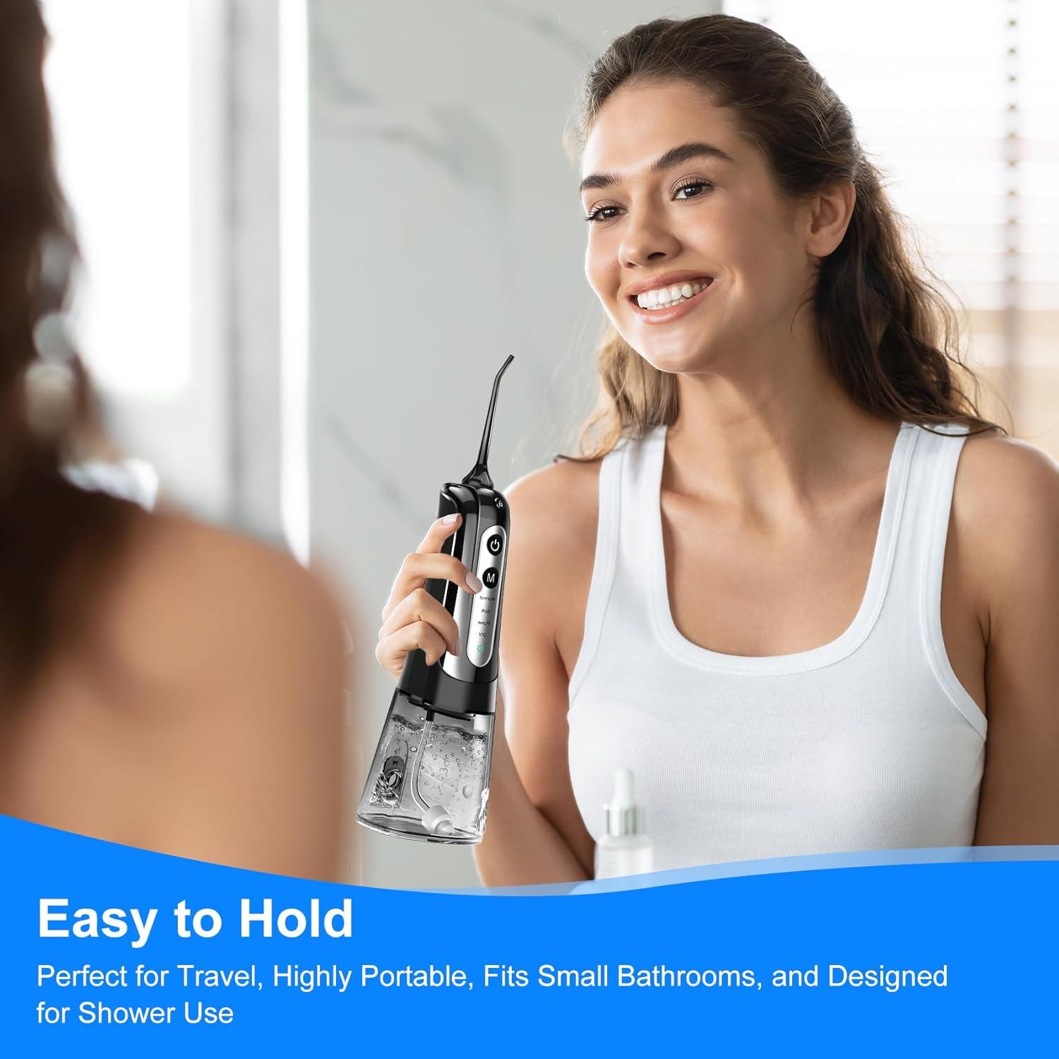 Irrigador Oral Portátil Zerhunt YXY-801 300ml 4 Modos IPX7