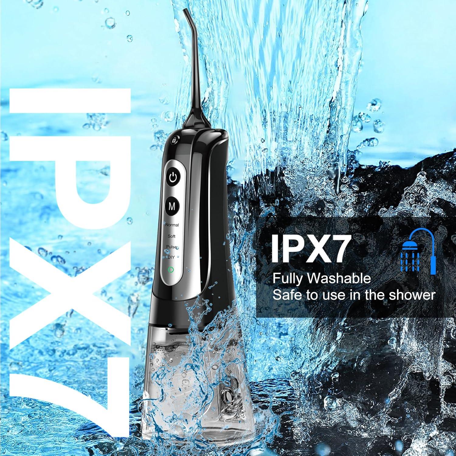 Irrigador Oral Portátil Zerhunt YXY-801 300ml 4 Modos IPX7