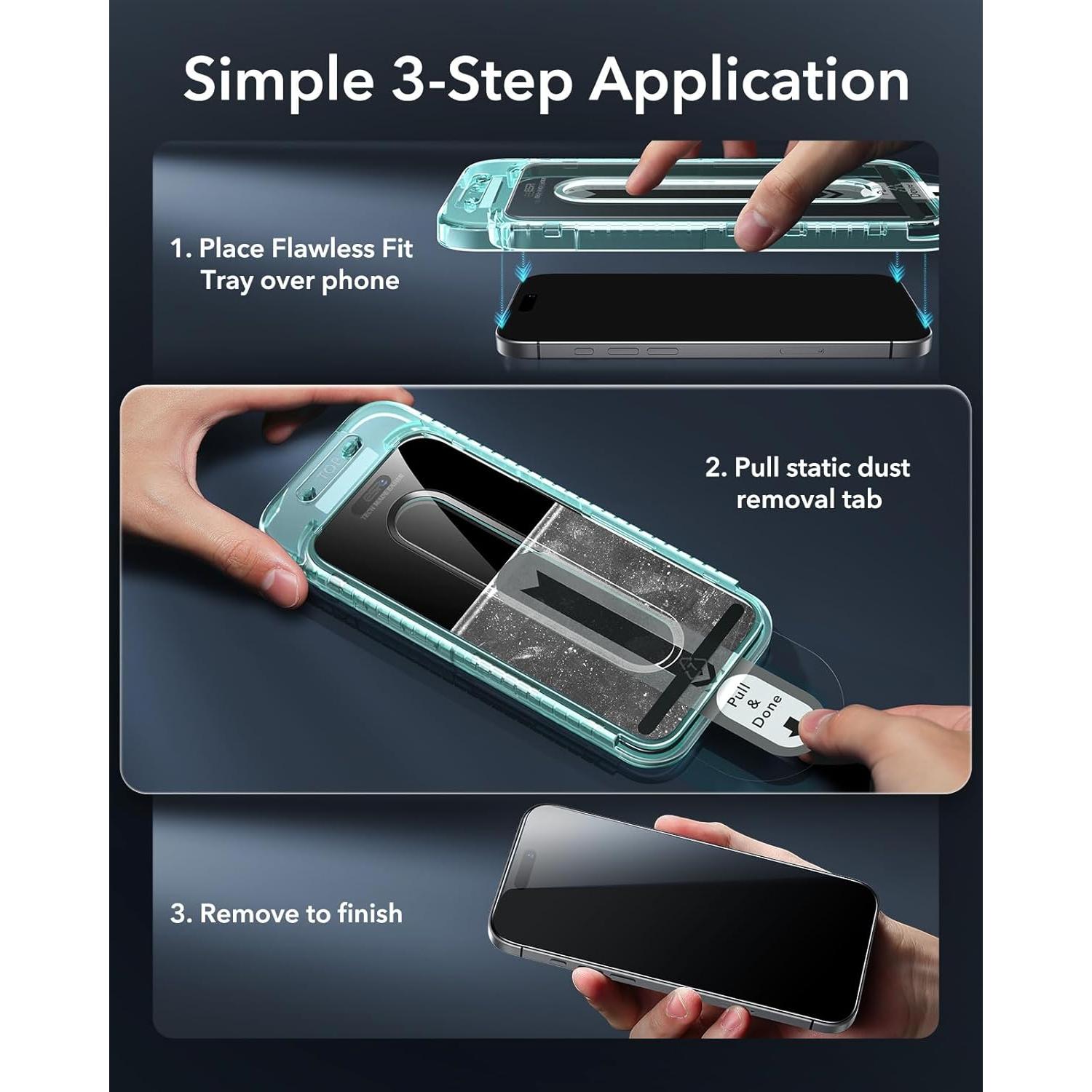 Protector de Pantalla Privado ESR para iPhone 16 Pro Max