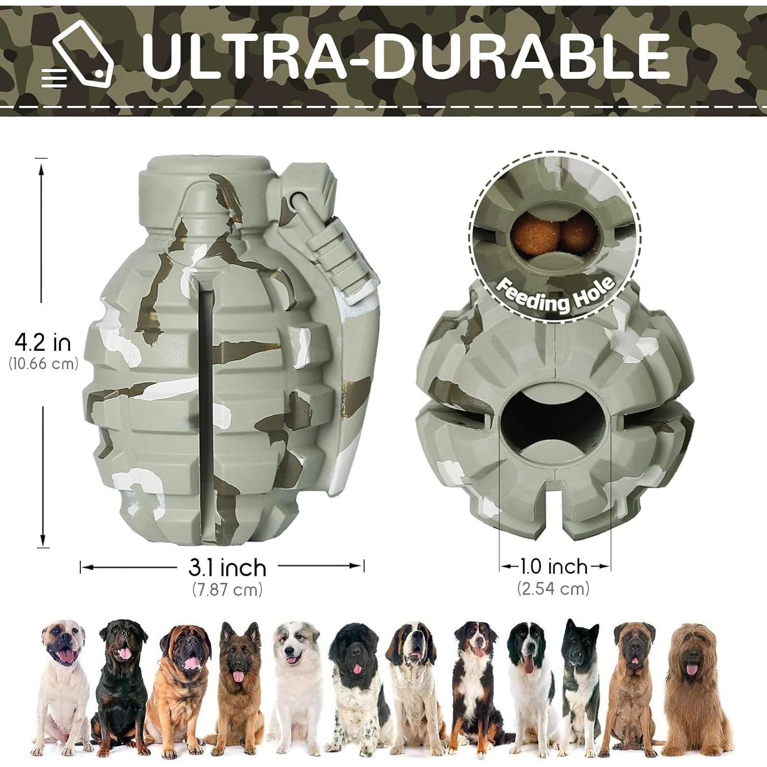Juguete para Perros Indestructible Fairsh-03 Camo 10.67 cm