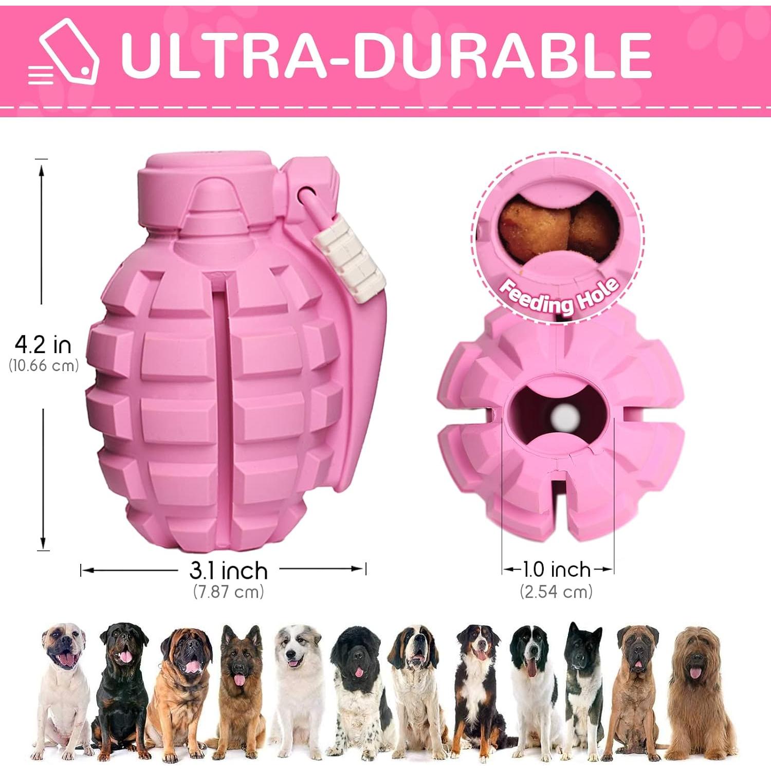 Juguete para Perros Indestructible Fairsh Rosa 10.67 cm