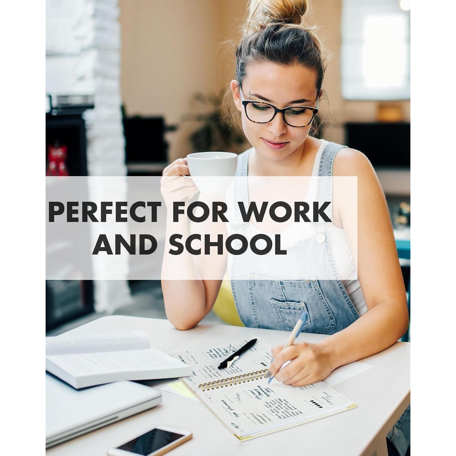 Planificador Diario ZICOTO Beige - Cuaderno de Tareas 120 Páginas