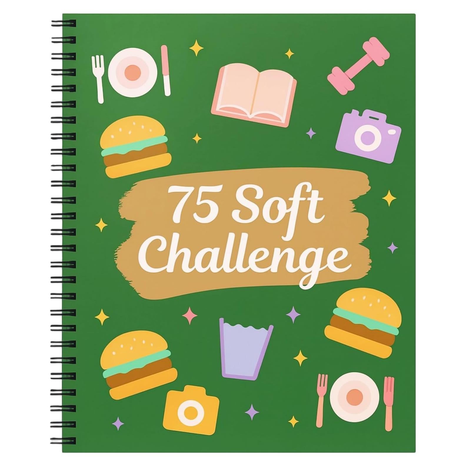 Diario de Desafío Suave 75 Días XIMDY Verde - Planificador Personalizable