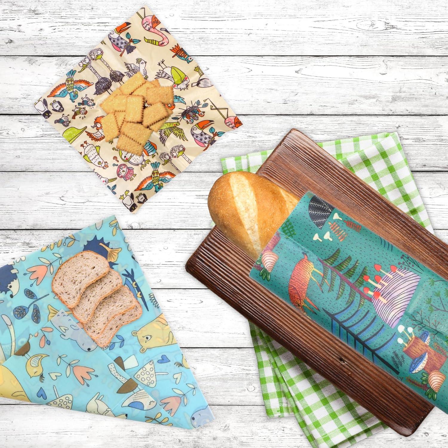 Envolturas de Cera de Abeja Reutilizables BYTTME - 9 Piezas