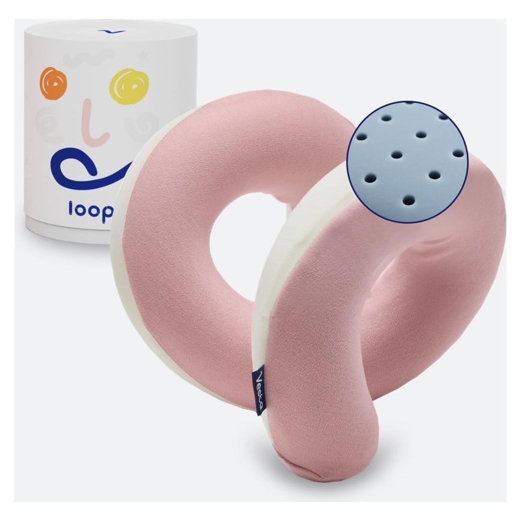 Almohada de Cuello Vesta P222 Espuma Memoria Rosa Celestial