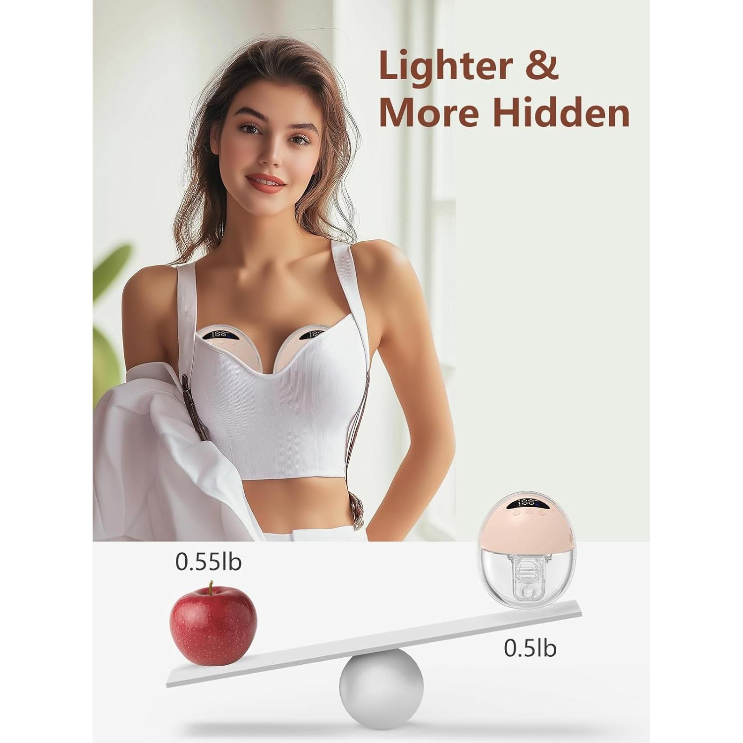 Extractor de Leche Eléctrico Portátil eDomestyle 4 Modos 12 Niveles