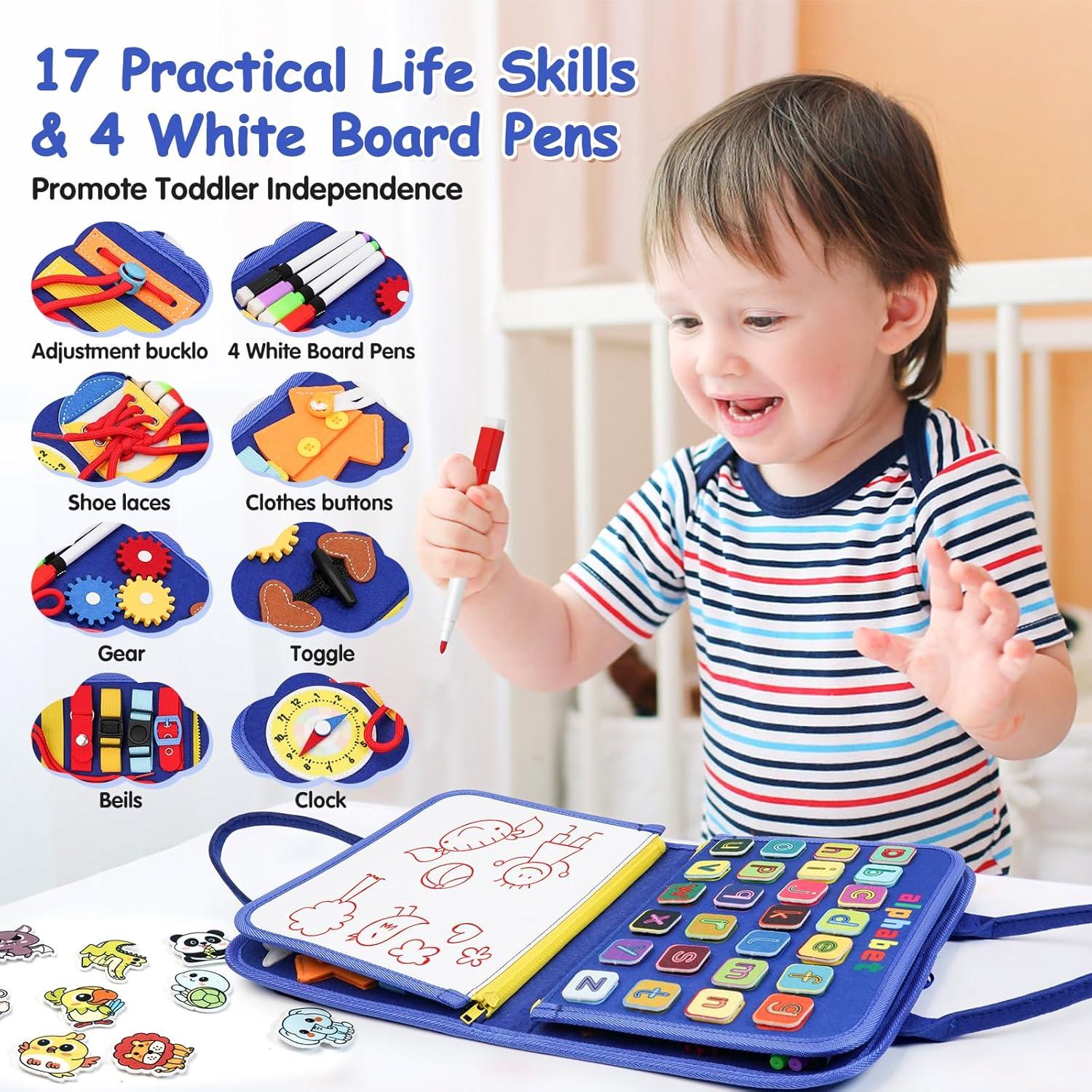 Tablero Ocupado Montessori Goobaetoy 18 Actividades 3-9 Años