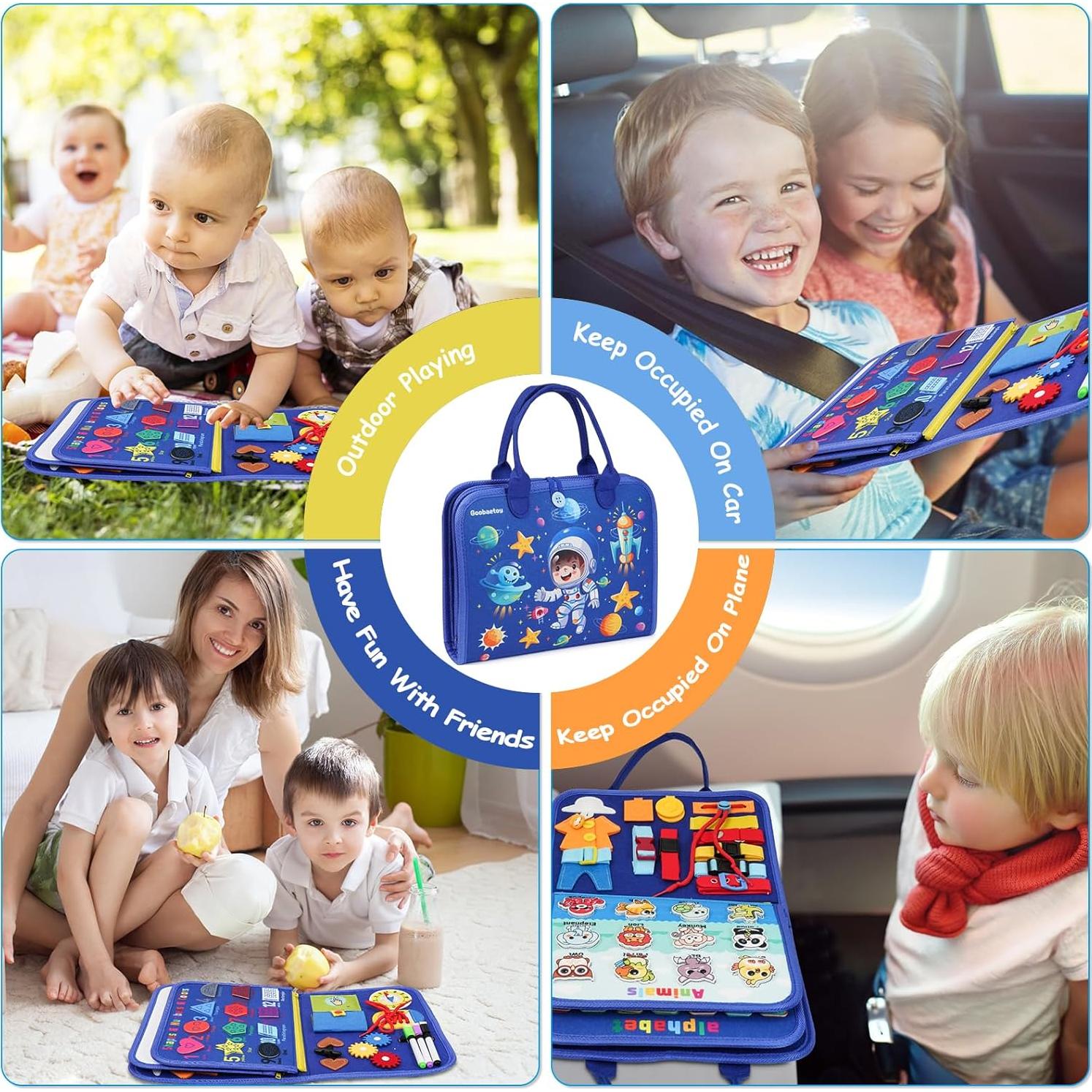 Tablero Ocupado Montessori Goobaetoy 18 Actividades 3-9 Años