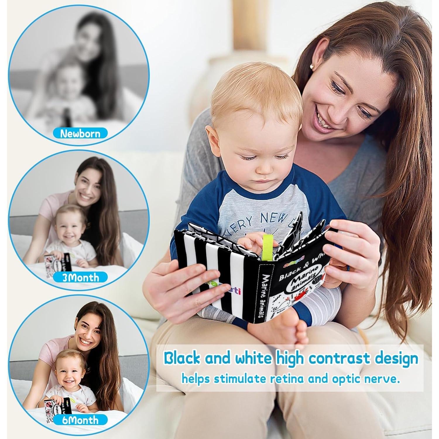 Libros de Tela Suaves Dr.Rapeti para Bebés - Paquete de 6