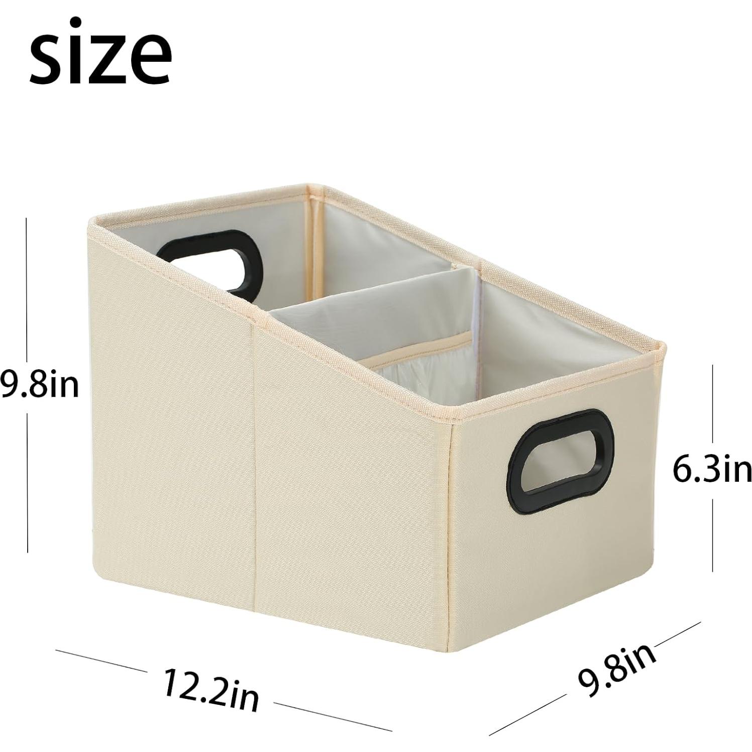 Organizador de Asiento de Coche AOKJOY Plegable Beige M