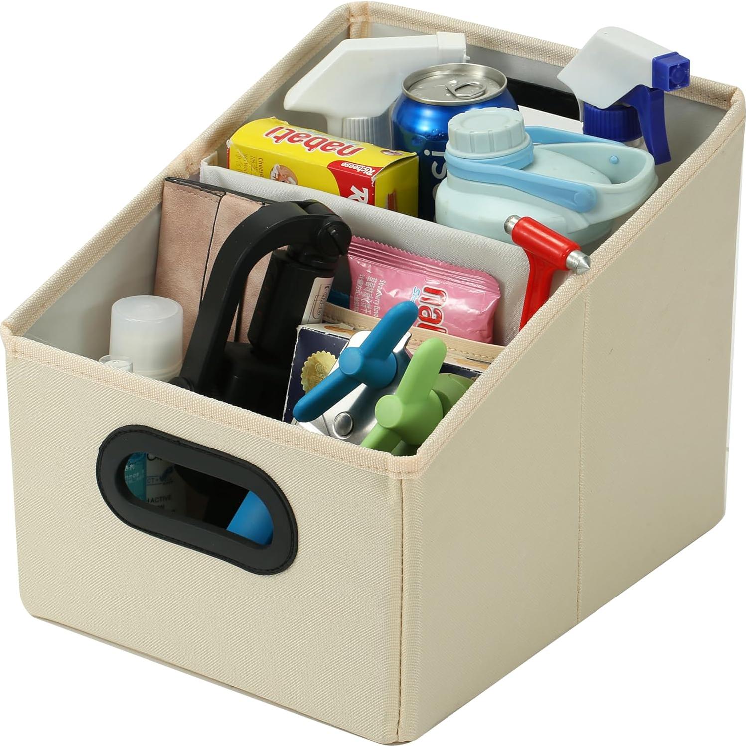 Organizador de Asiento de Coche AOKJOY Plegable Beige M