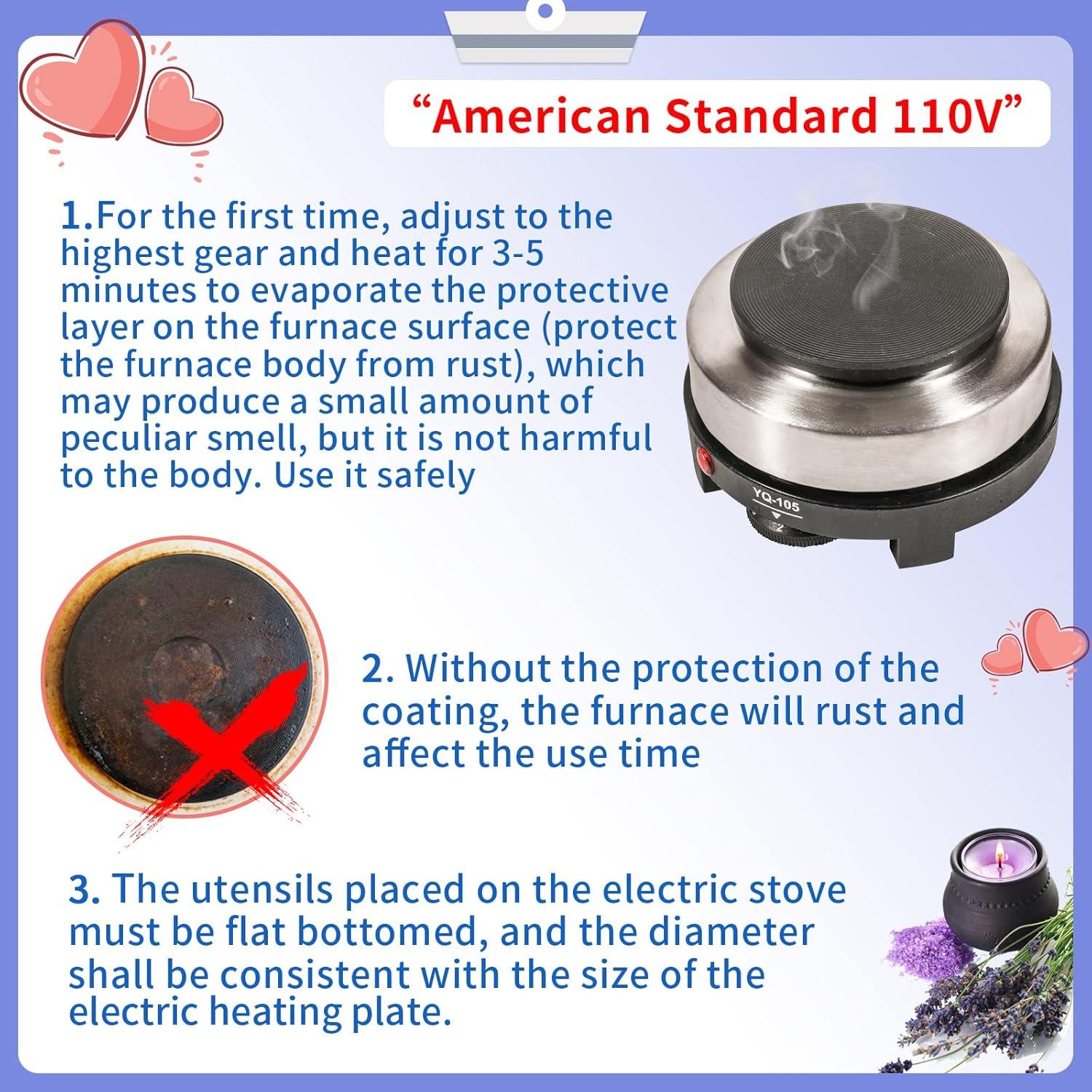 Kit de Fabricación de Velas SAEUYVB con Placa Caliente 900ml