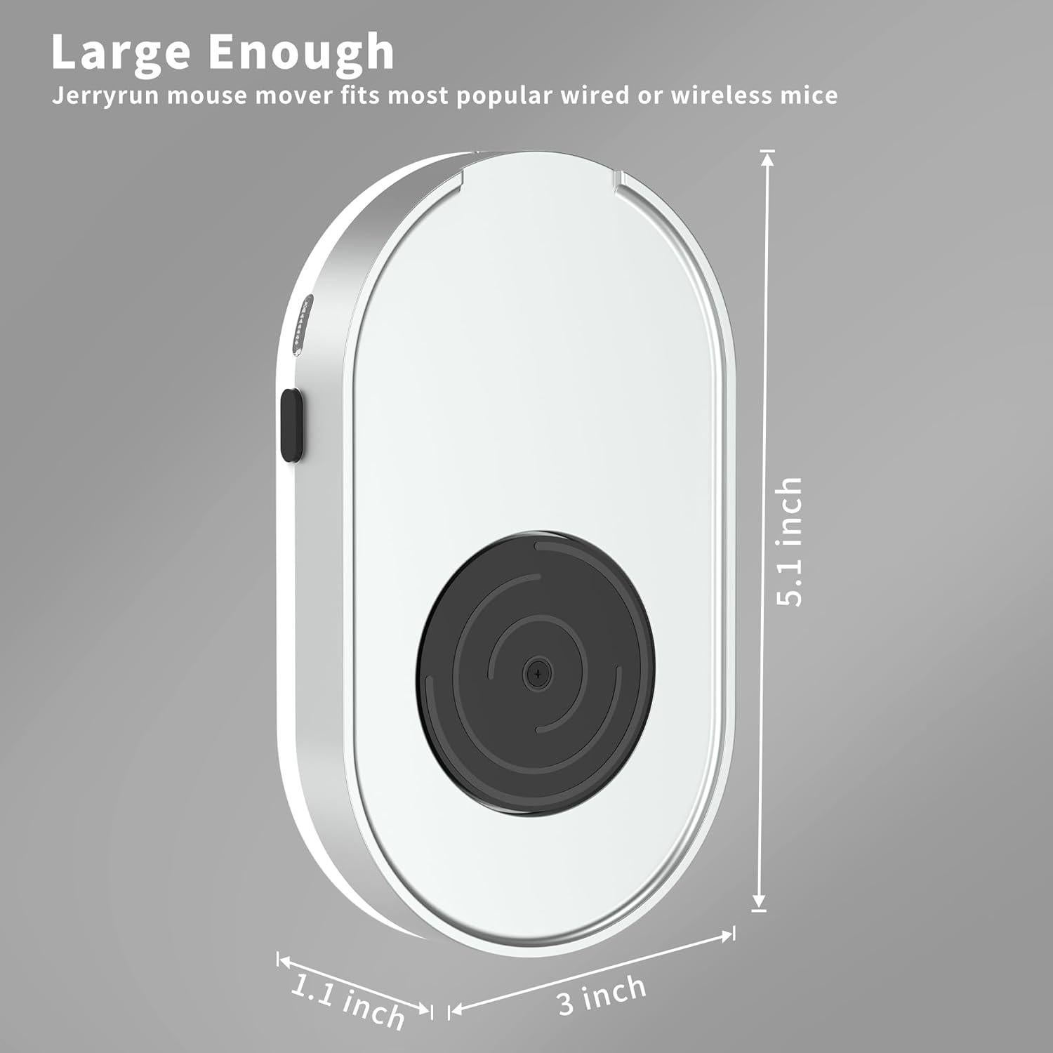 Mouse Jiggler Jerryrun Plata - Dispositivo Indetectable USB