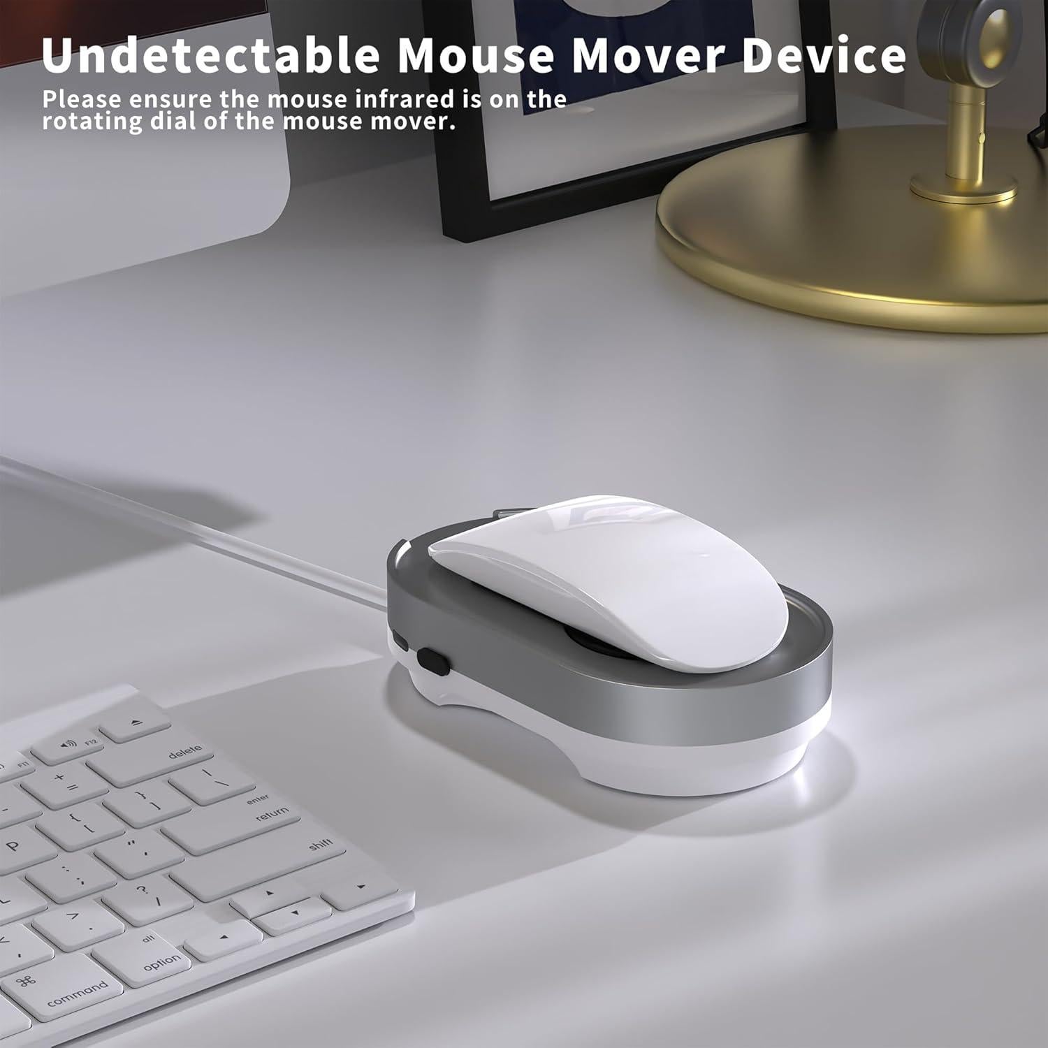 Mouse Jiggler Jerryrun Plata - Dispositivo Indetectable USB
