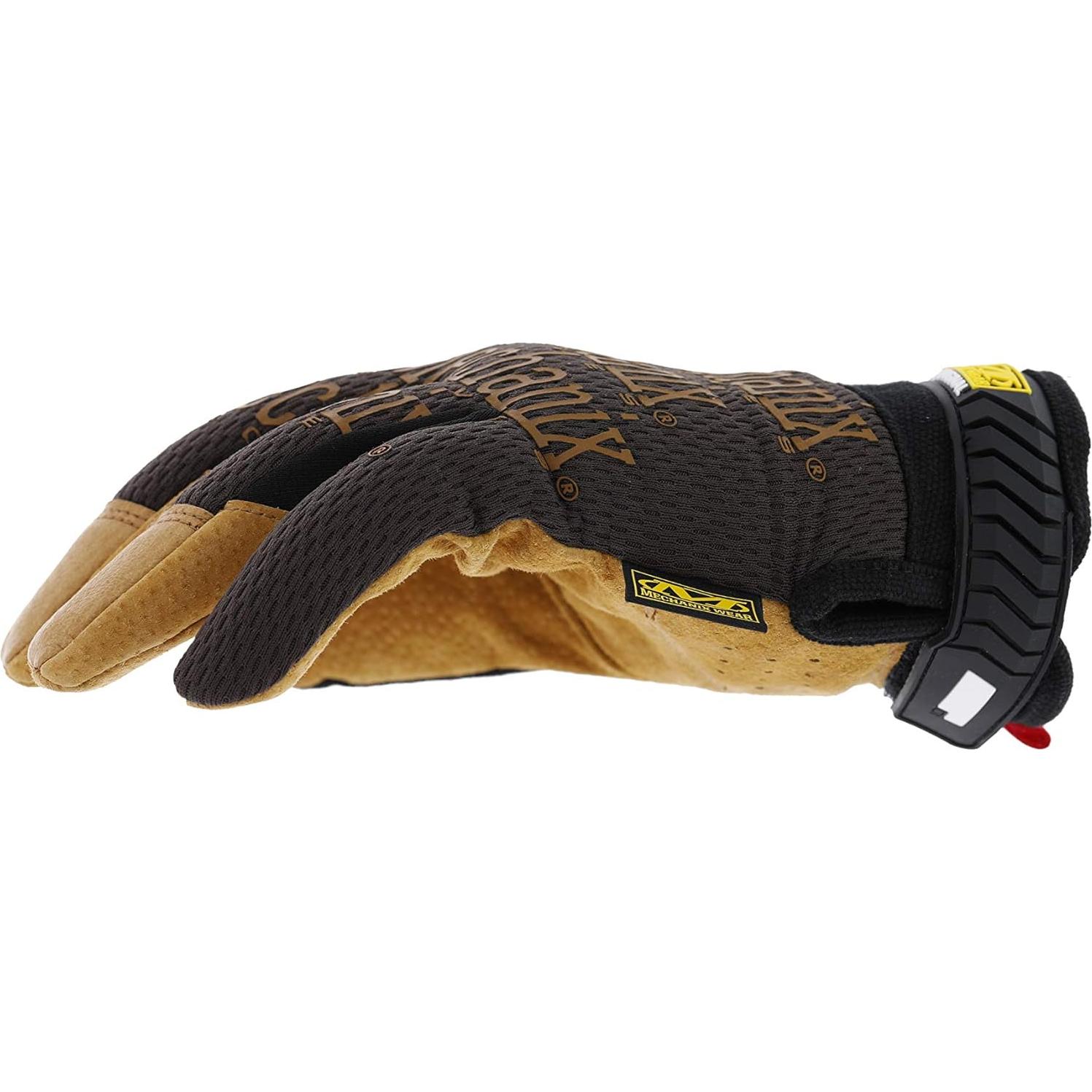Guantes de Trabajo Mechanix Wear Durahide Medianos Marrón