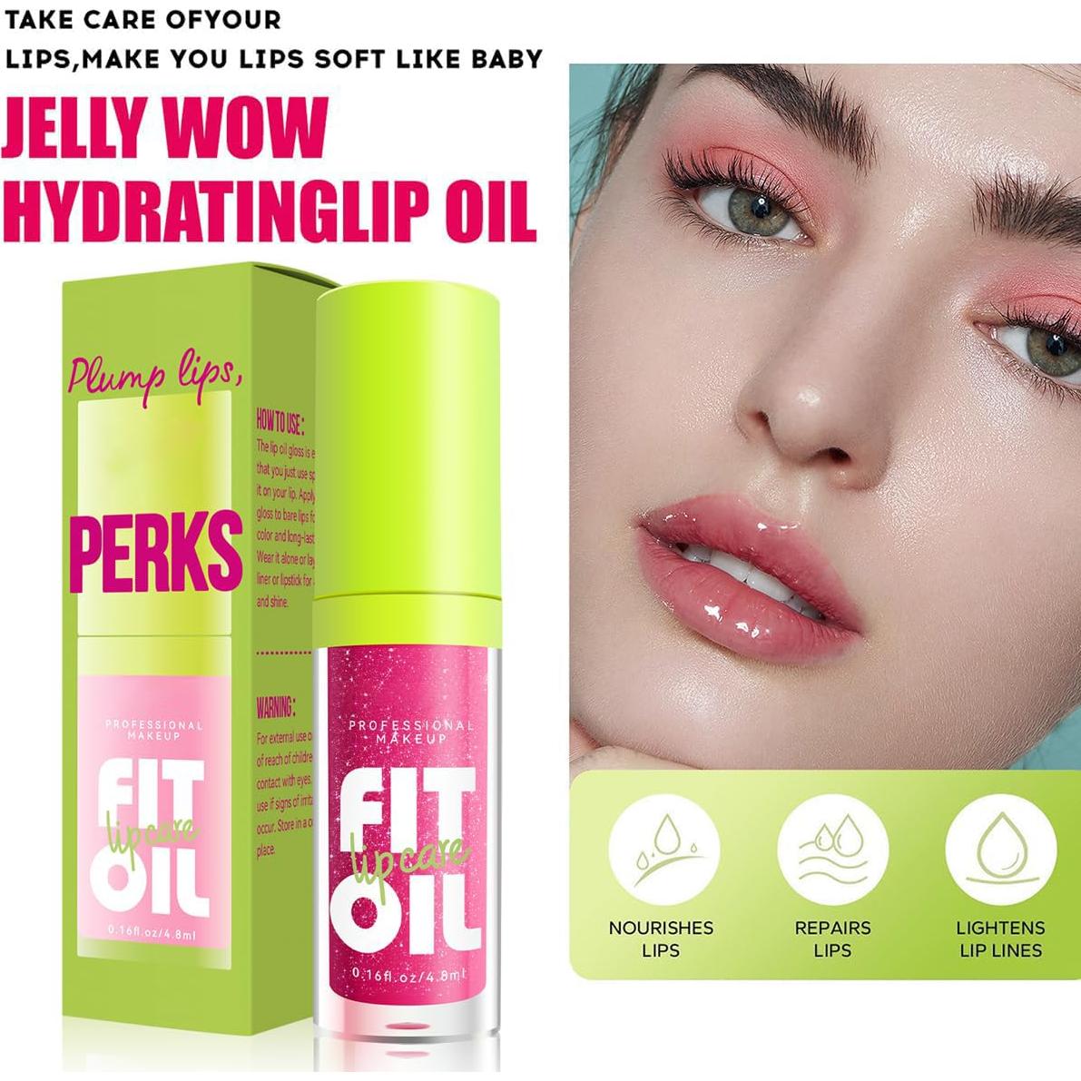 Aceite Hidratante para Labios FYEBOO 4.73 ml Transparente