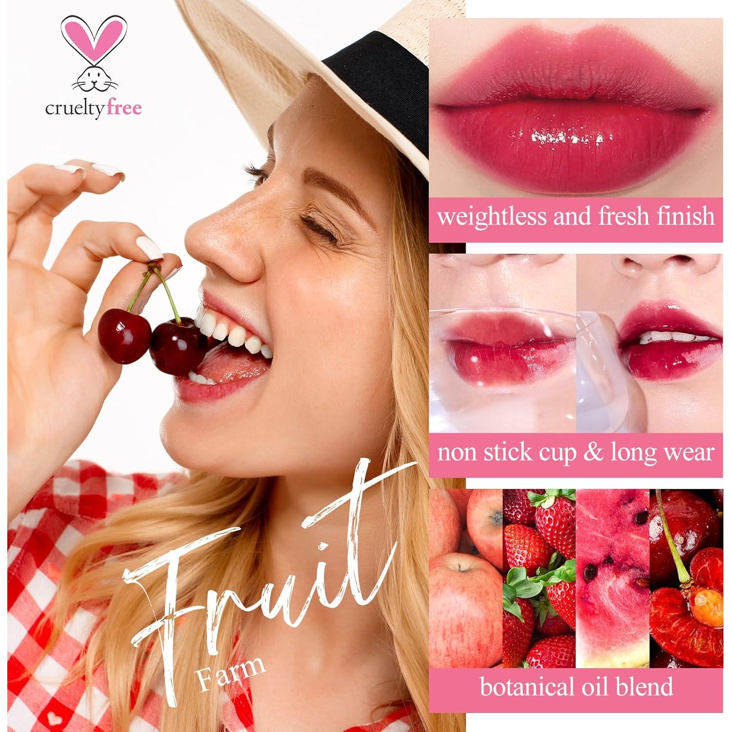 Juego de Tinte para Labios y Rubor Bayfree - Rojo Cereza