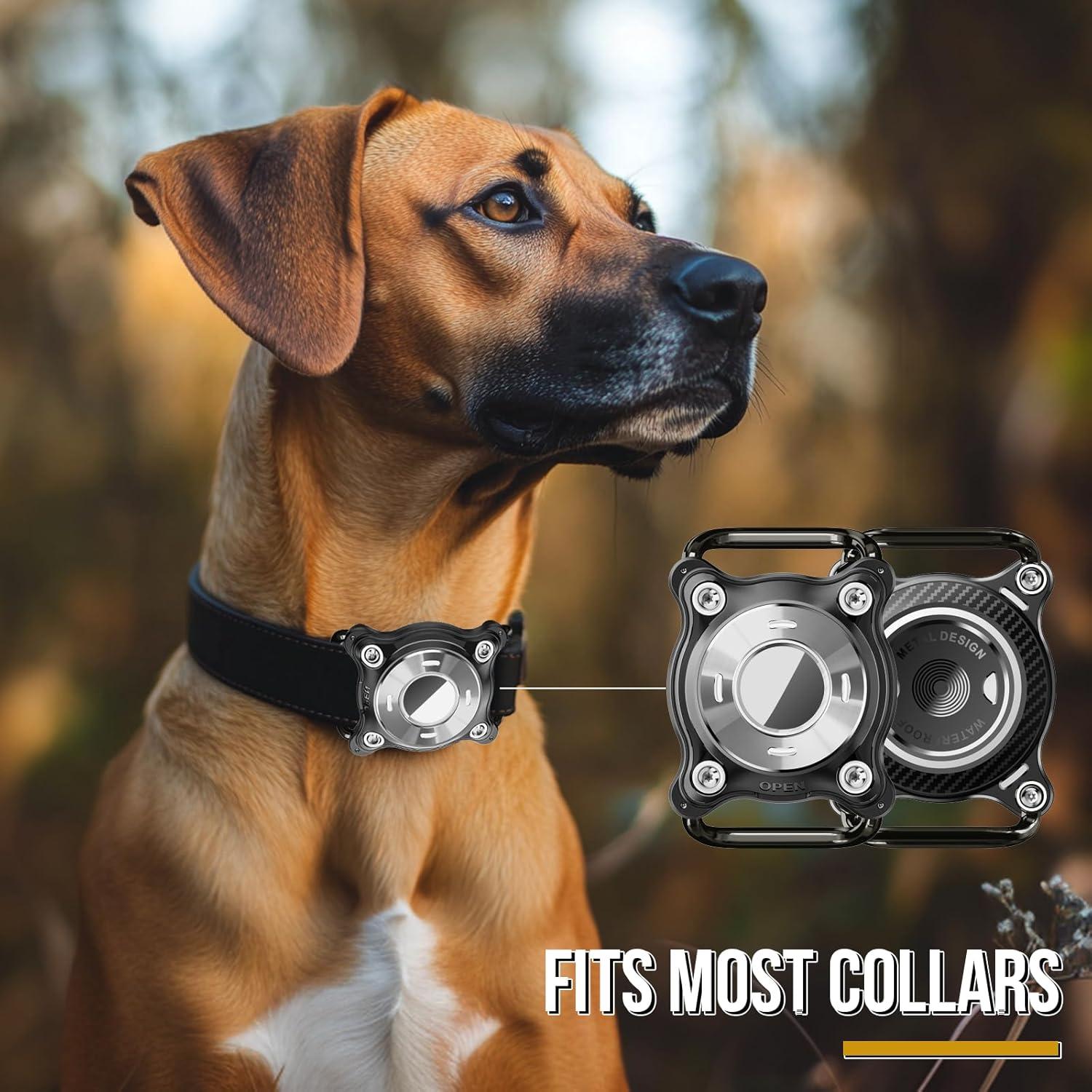 Soporte Protector OneTigris para Air Tag - Impermeable Negro