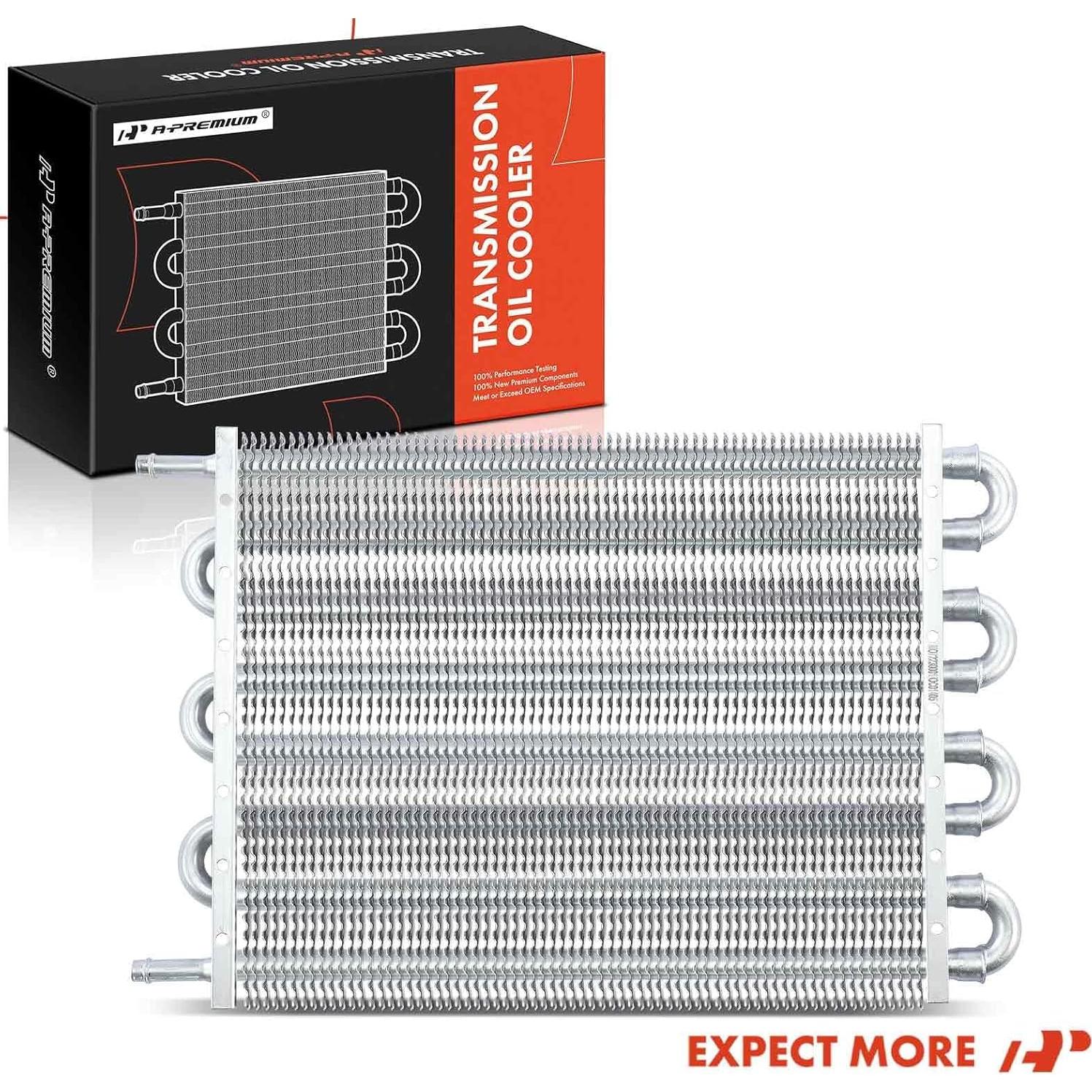 Enfriador de Aceite de Transmisión A-Premium 8 Filas Aluminio